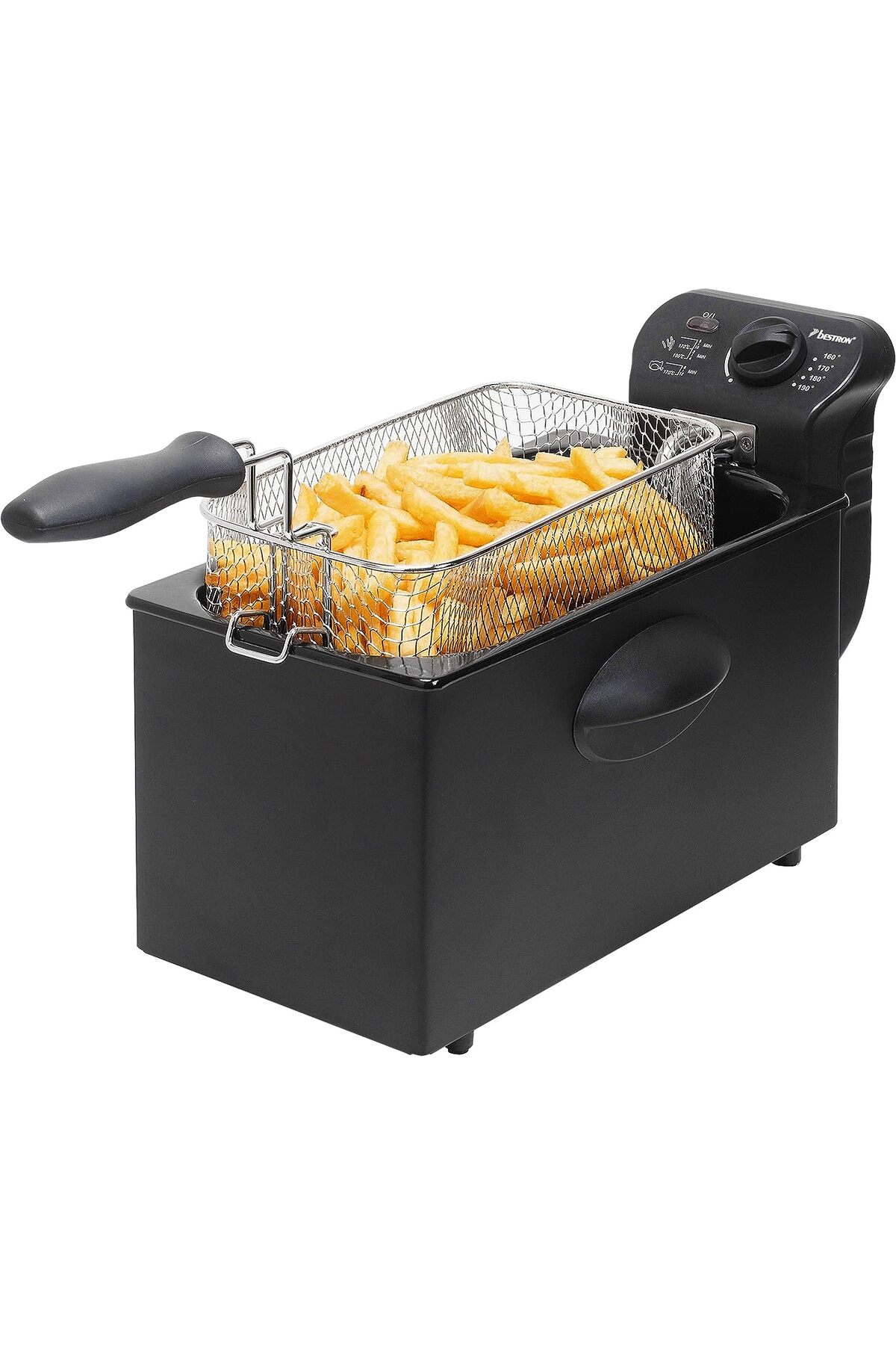 bestron Yağ Fritözü, Cold Zone Teknolojisine Sahip, 3,5 Litre, Sıcaklık Regülatörlü, 2000 Watt Airfryer