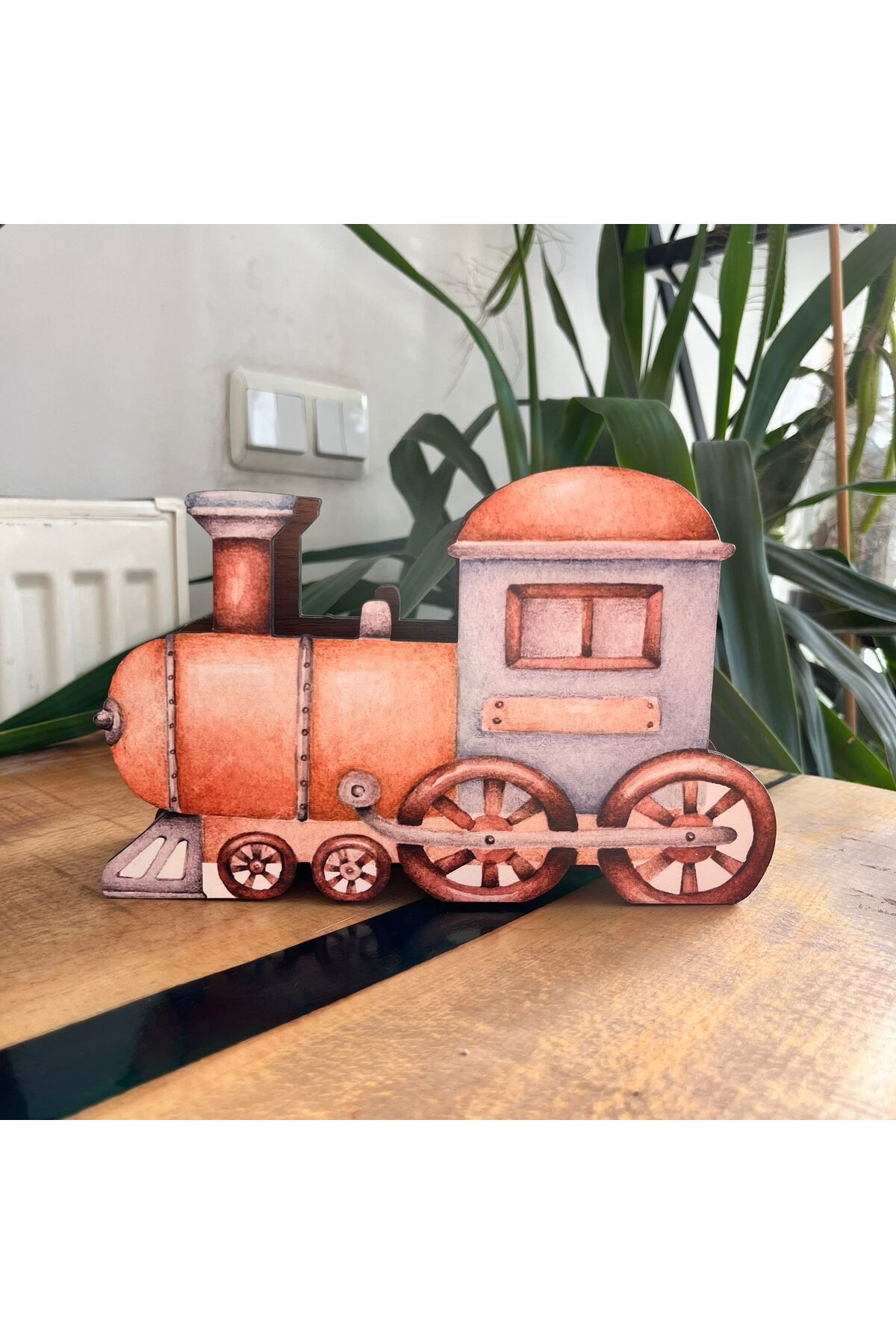 fabriflow exclusive-Special Train Design Decoration Pen Holder Paint Box Desktop Organizer Children's Gift 3