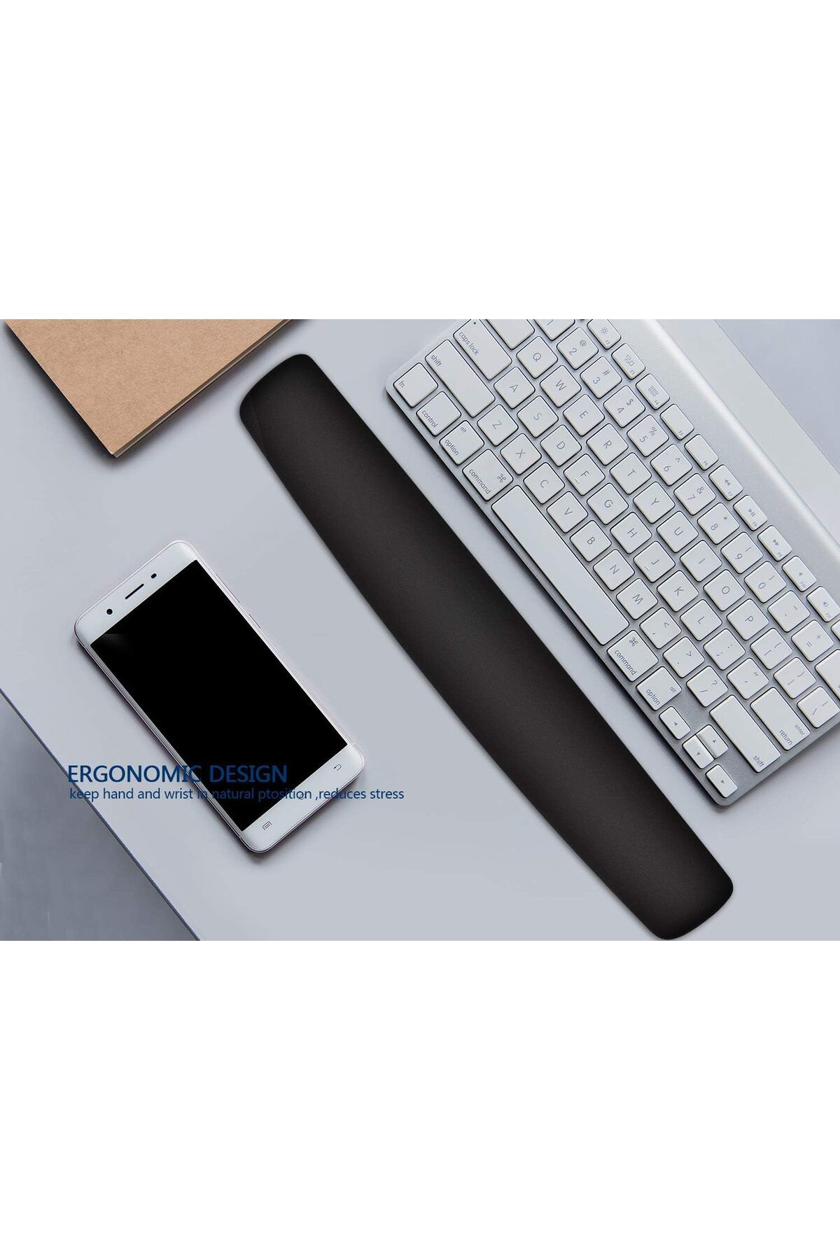 Boldy-Set of 2 Mouse and Keyboard Pad with Wrist Support Non-Slip Mouse Pad and Keyboard Pad Mouse Pad and Keyboard Pad 7