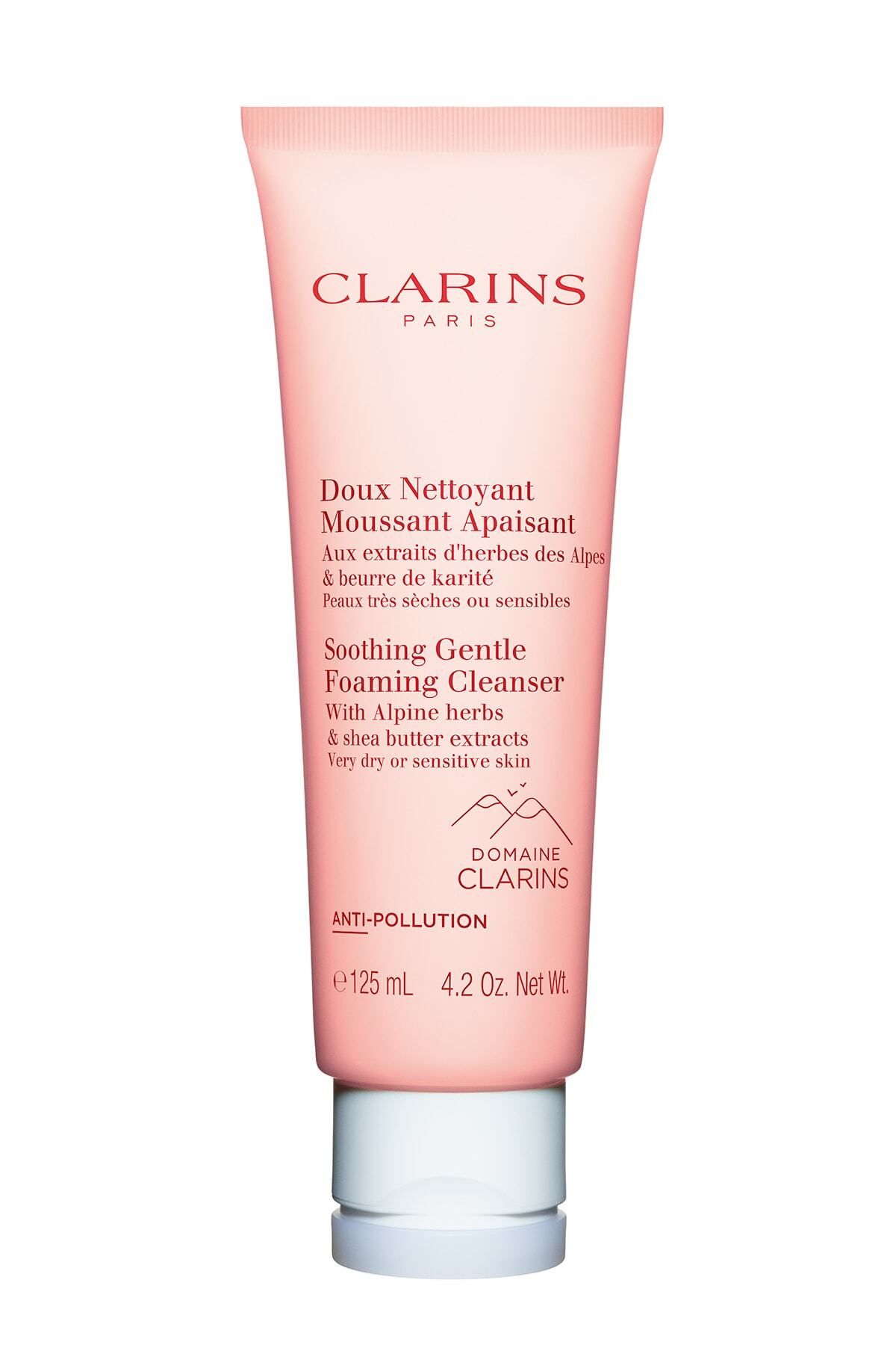 Clarins پاک کننده لطیف و آرامش بخش برای پوست خشک و حساس