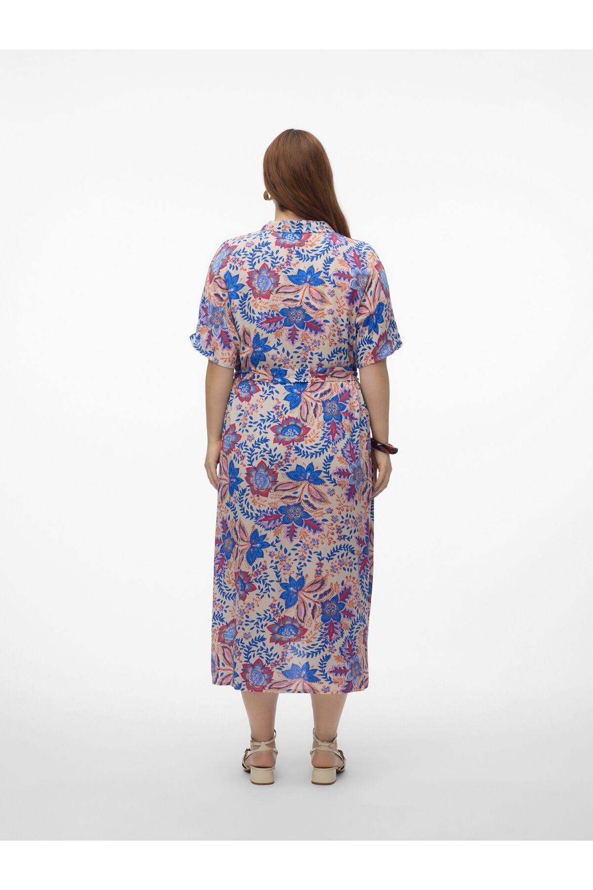 Veromoda Curve-Kleid VMMENNY Langes Kleid 3