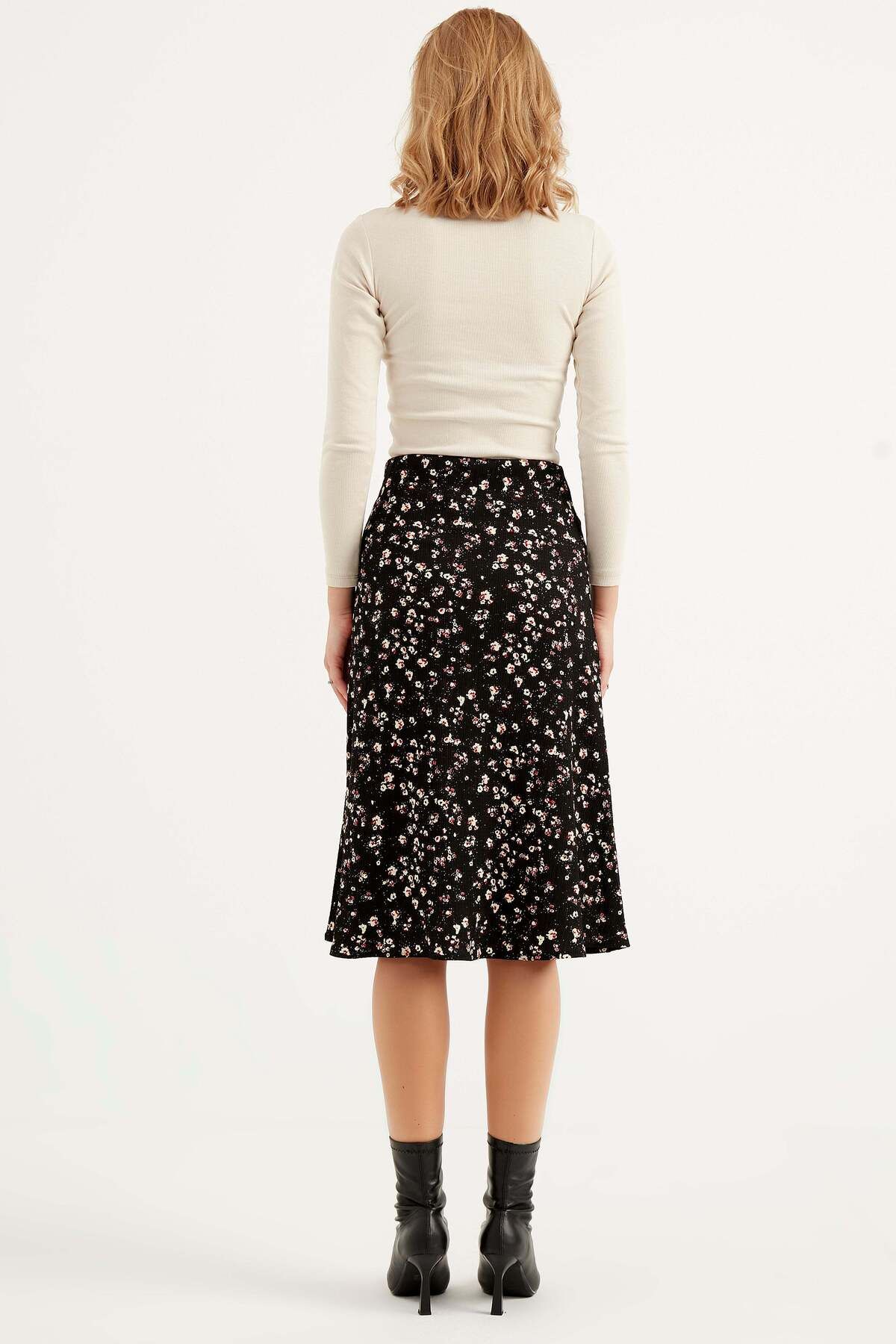 Herita-Midirock mit hoher Taille 6