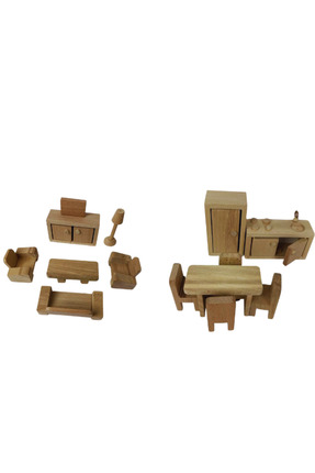 Ahşap Oturma Odası & Mutfak seti