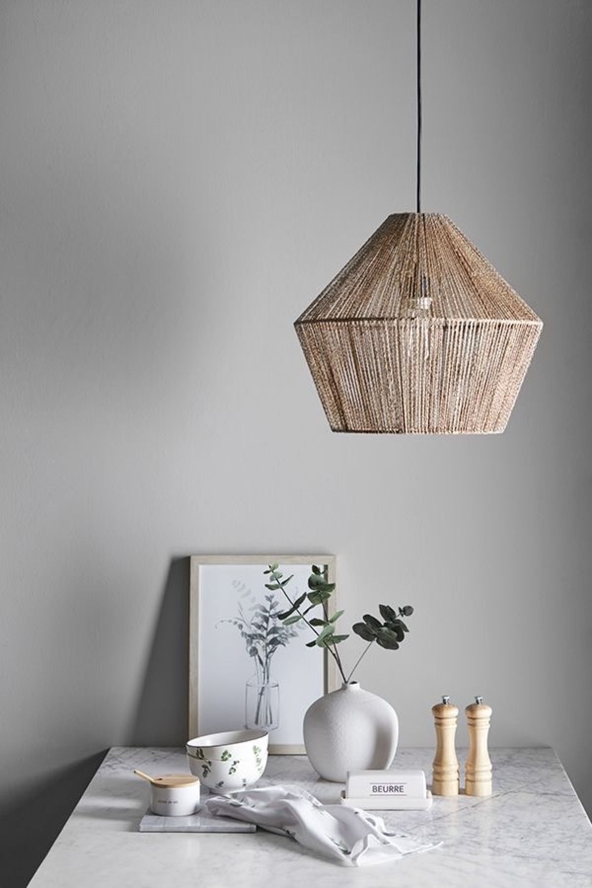 ivy dekorasyon-Bohemian Jute Chandelier Large Size 2