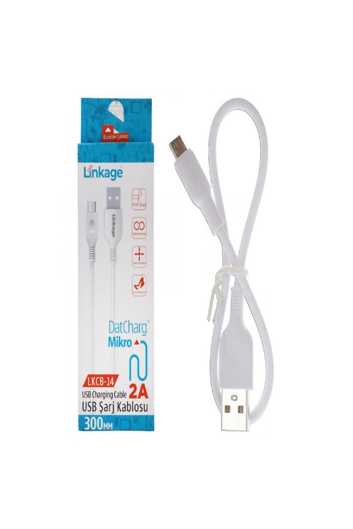 Lkcb-14 Mikro 2 Amper 30cm Kablo Şarj Kablosu