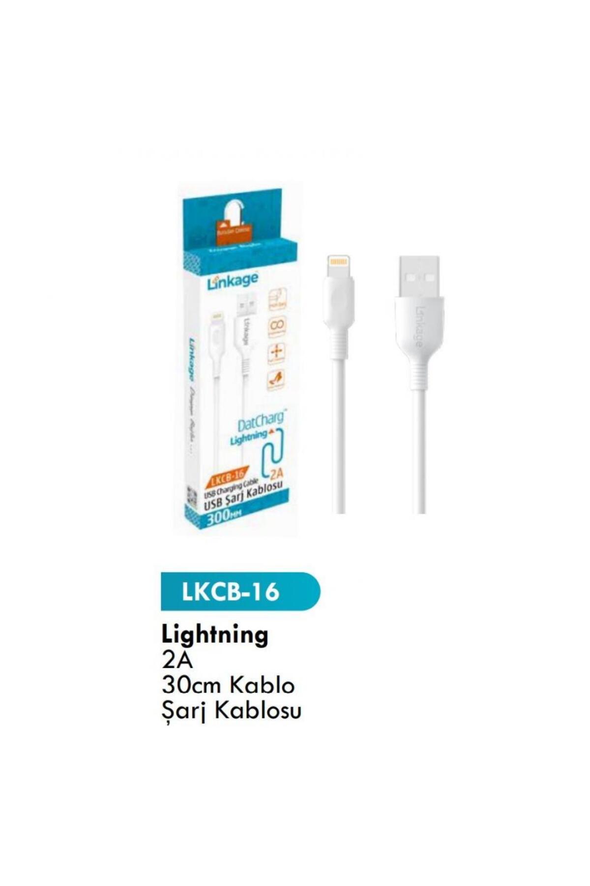 Lkcb-16 Lightning 2A 30cm Kablo Şarj Kablosu