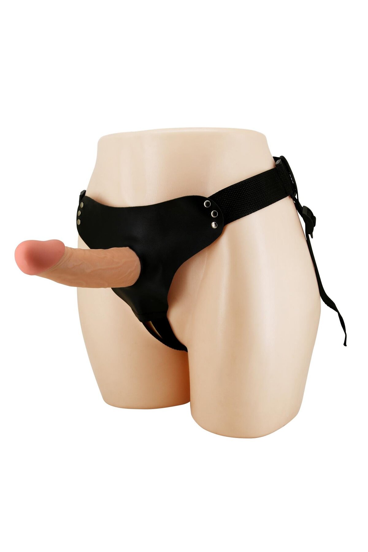 17,5 cm Belden Bağlamalı İçi Boş Protez Penis