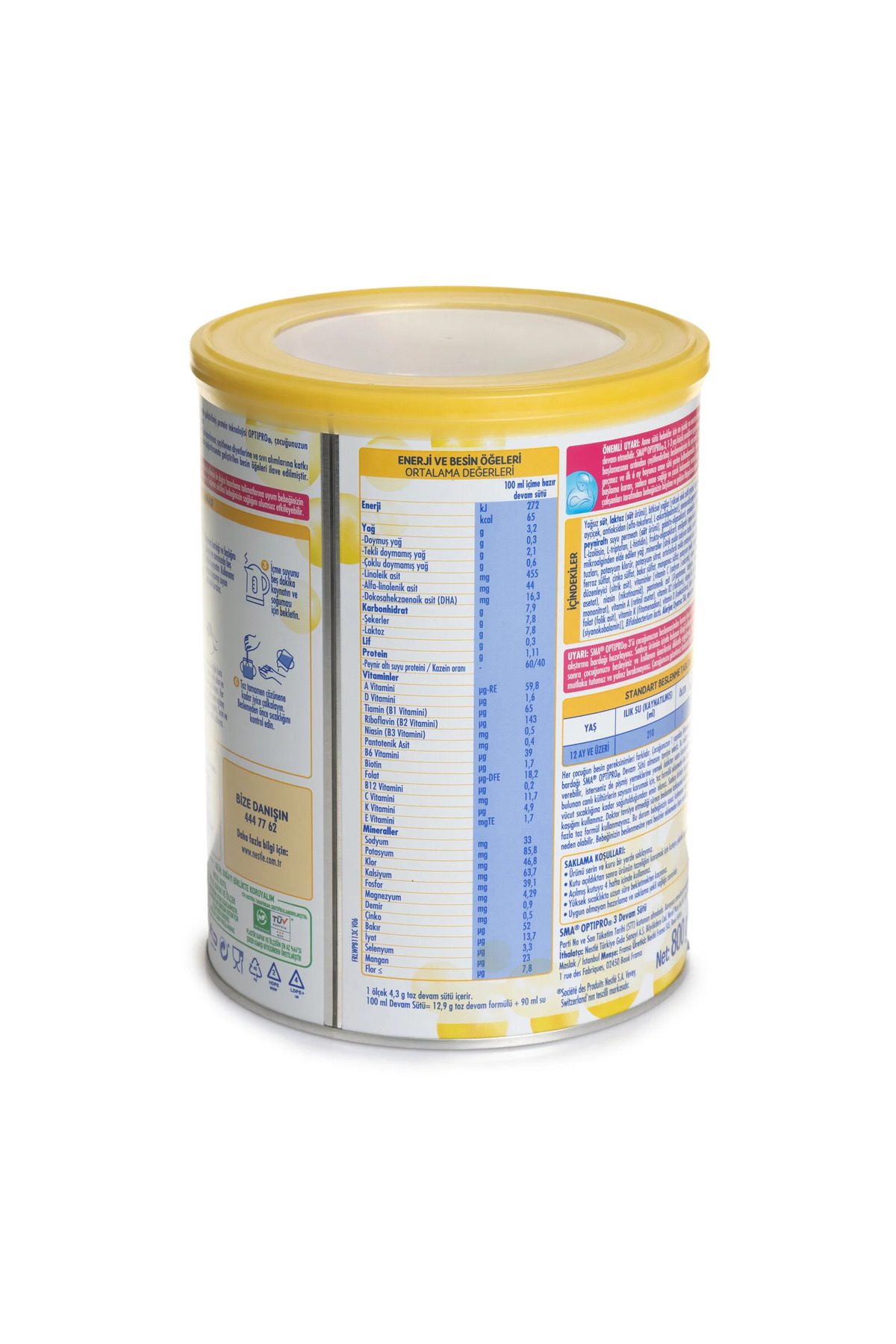 SMA OPTIPRO FOS-GOS 3 Numara 800 GR fotoğrafı 4 (önizleme)