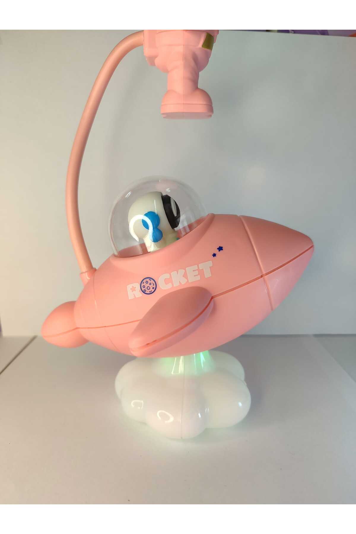 mr shopping MR Astronot Led Işıklı Micro Şarj Girişli Çocuk Gece Lambası Harika bir hediye Gece Lambası fotoğrafı 6 (önizleme)