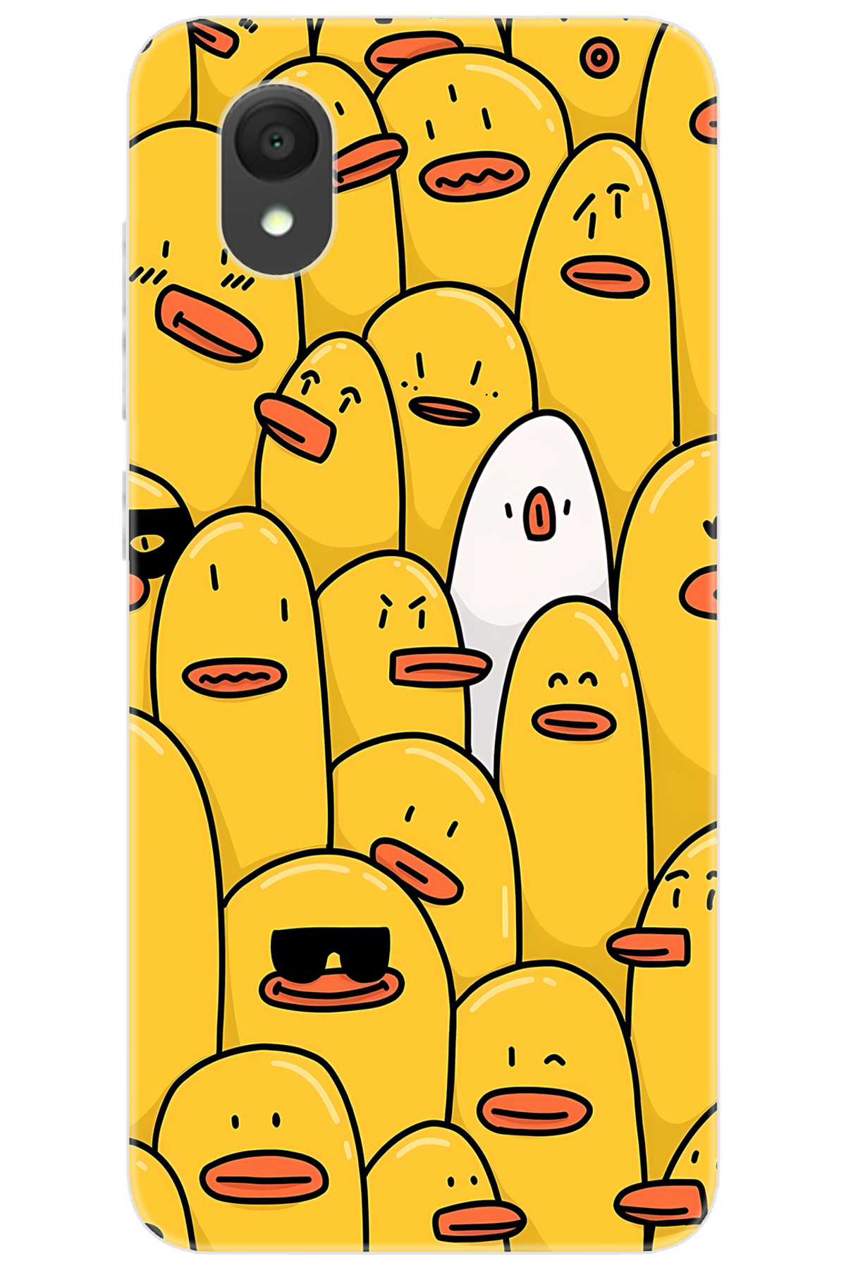 Alcatel 1 2021 (5033F) Compatible Sheath Pattern Printed Silicone Cool Duck NGO:650 CP-Rr3afAp