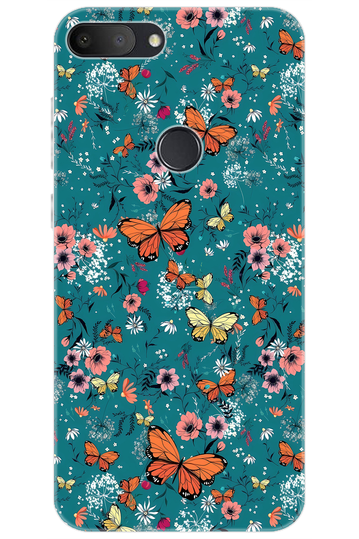 Alcatel 1S (5024D) Compatible Case Pattern Printed Silicone Butterfly NGO:680 CP-9Xj9baZ