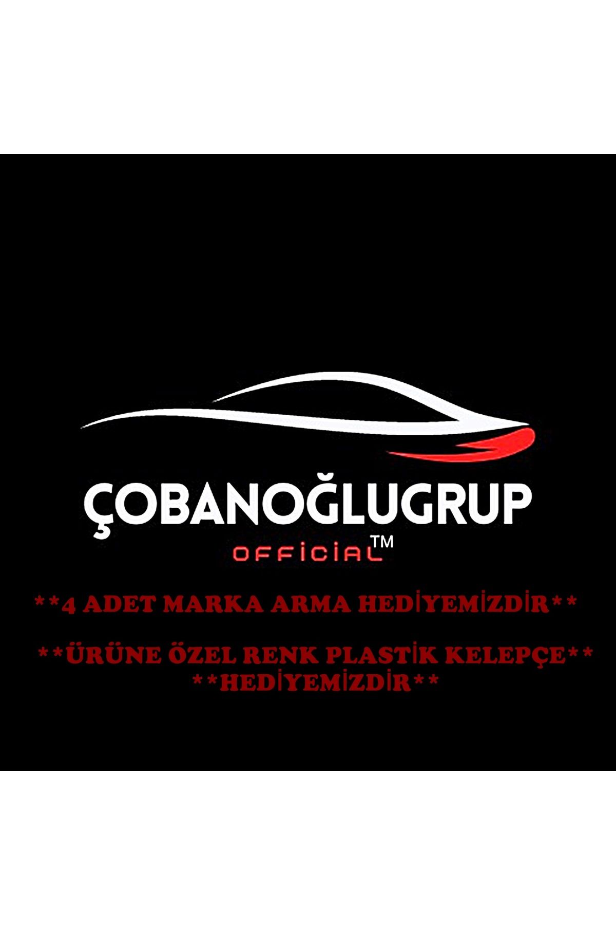 Çobanoğlu Grup Clio 5 16" Piano Black Jant Kapağı 4 Adet Amblem HEDİYE - 3