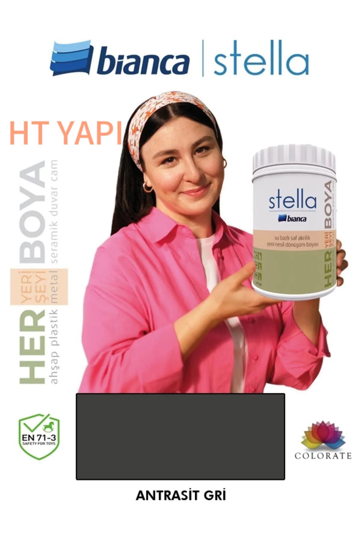 Bianca Stella Su Bazlı Saf Akrilik Yeni Nesil Dönüşüm Boyası