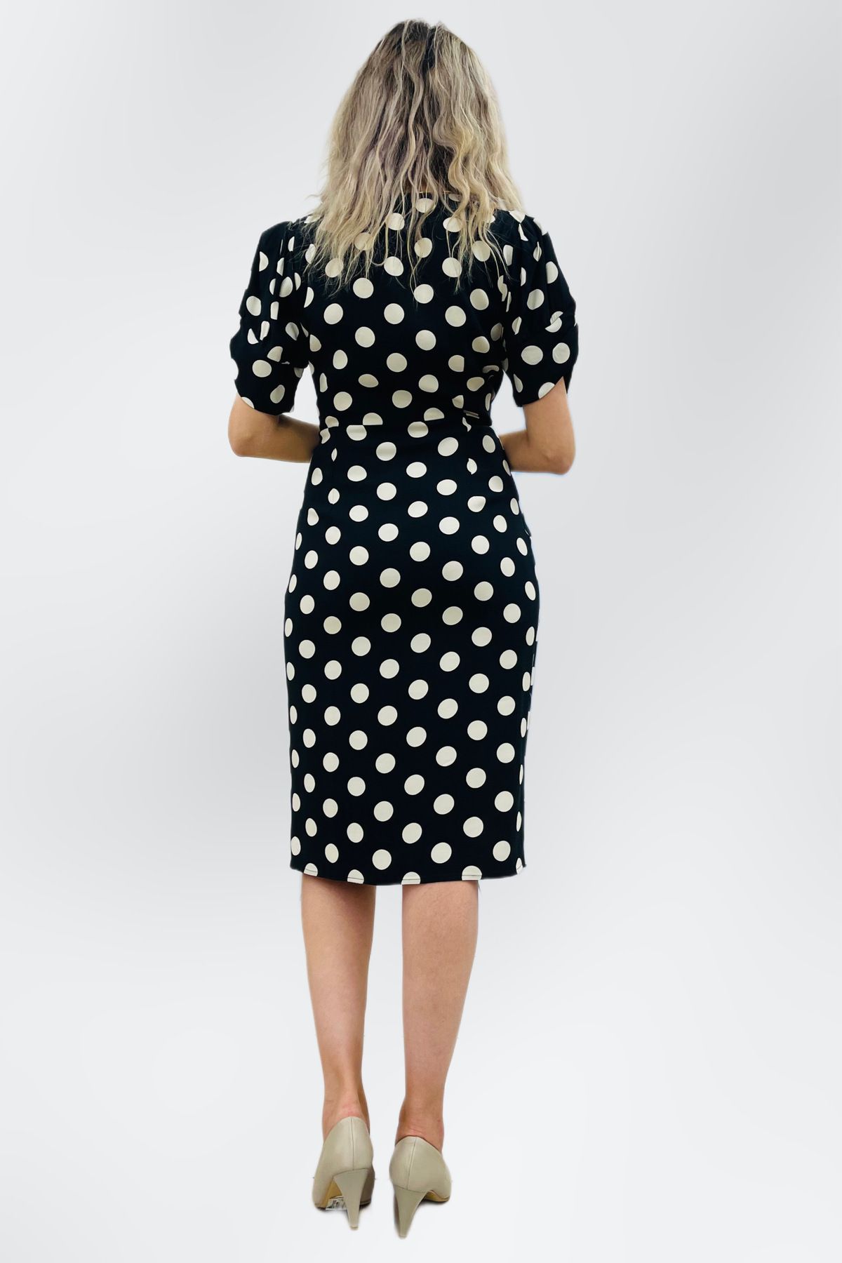 FEVER-Polka Dot Women's Dress 16078-24 6