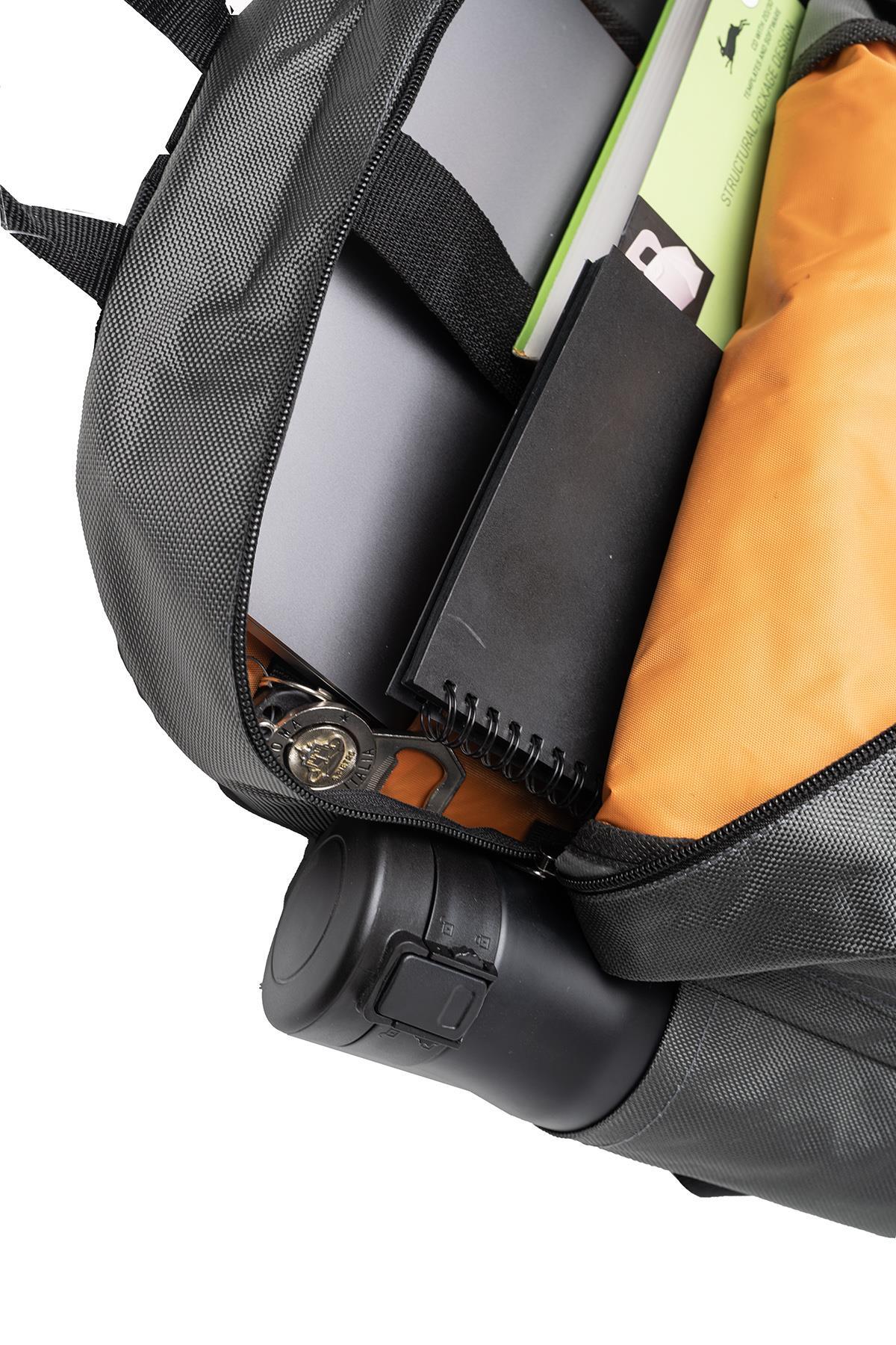 کوله پشتی زنانه مشکی PERLOTUS | CIRT.CANTA.01 اورجینال - تصویر 6