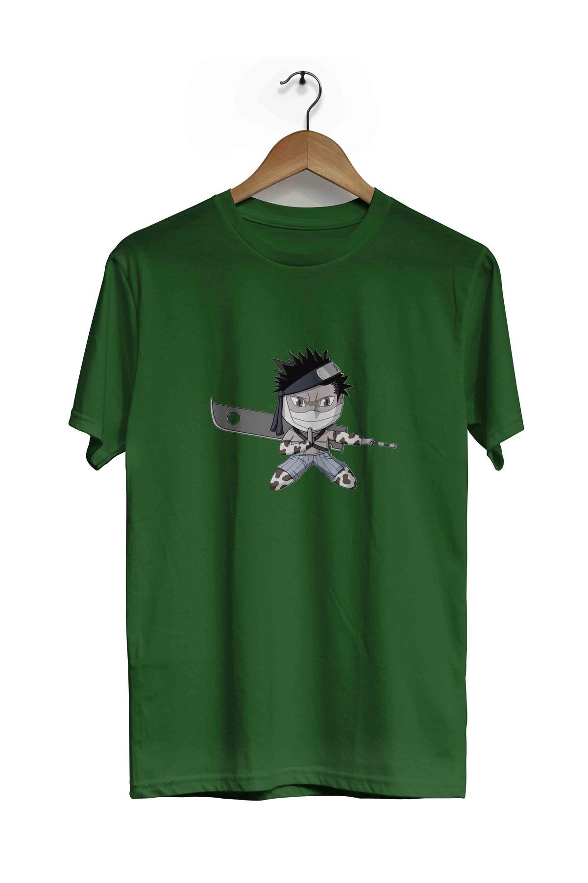 herotasarım Tricou Naruto Zabuza Cu Mânecă Scurtă - Bll4865 Masculin - S