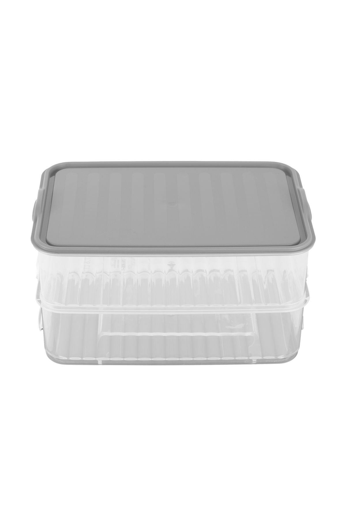 Gondol-TransParent Easy Click 3 Piece Storage Container - 1.6 lt 2