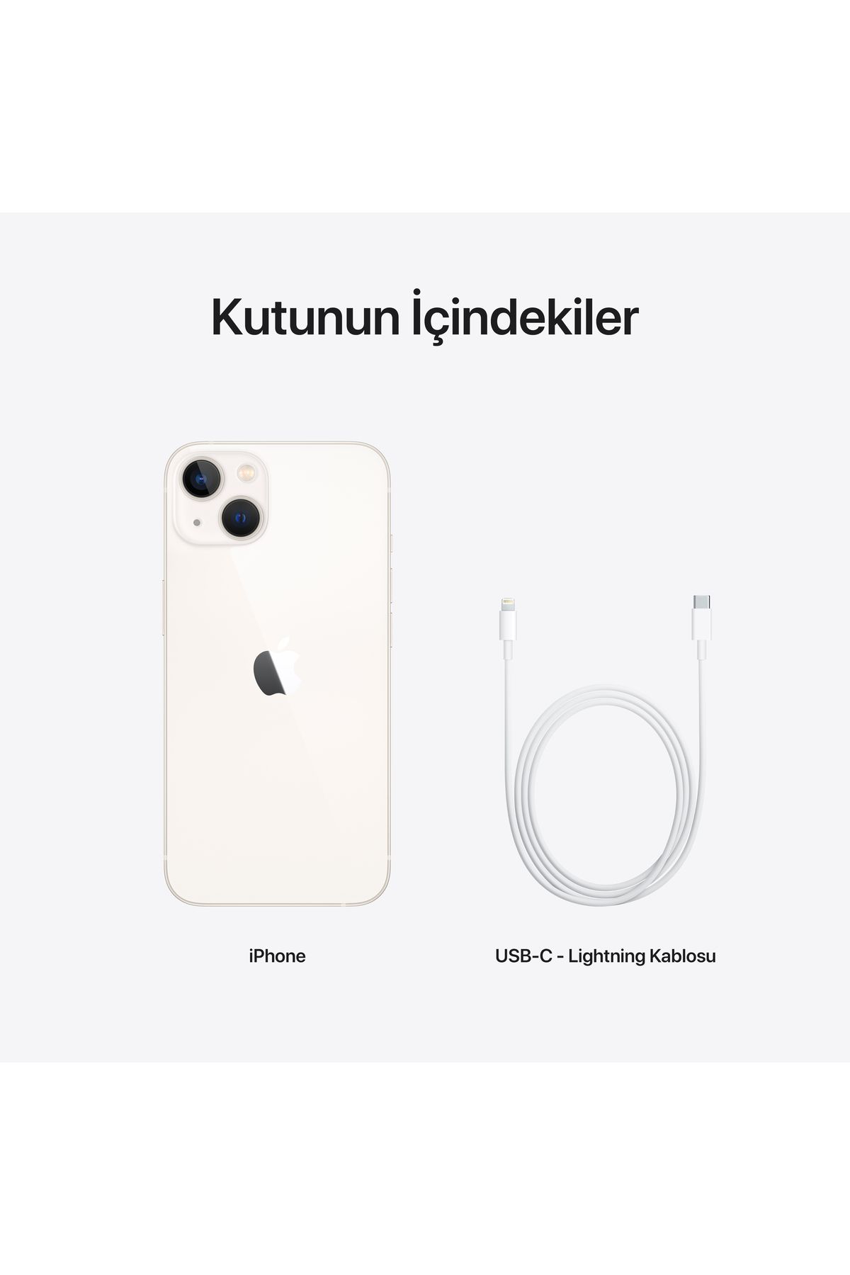 iPhone 13 128 GB Yıldız Işığı Cep Telefonu (Apple Türkiye Garantili)