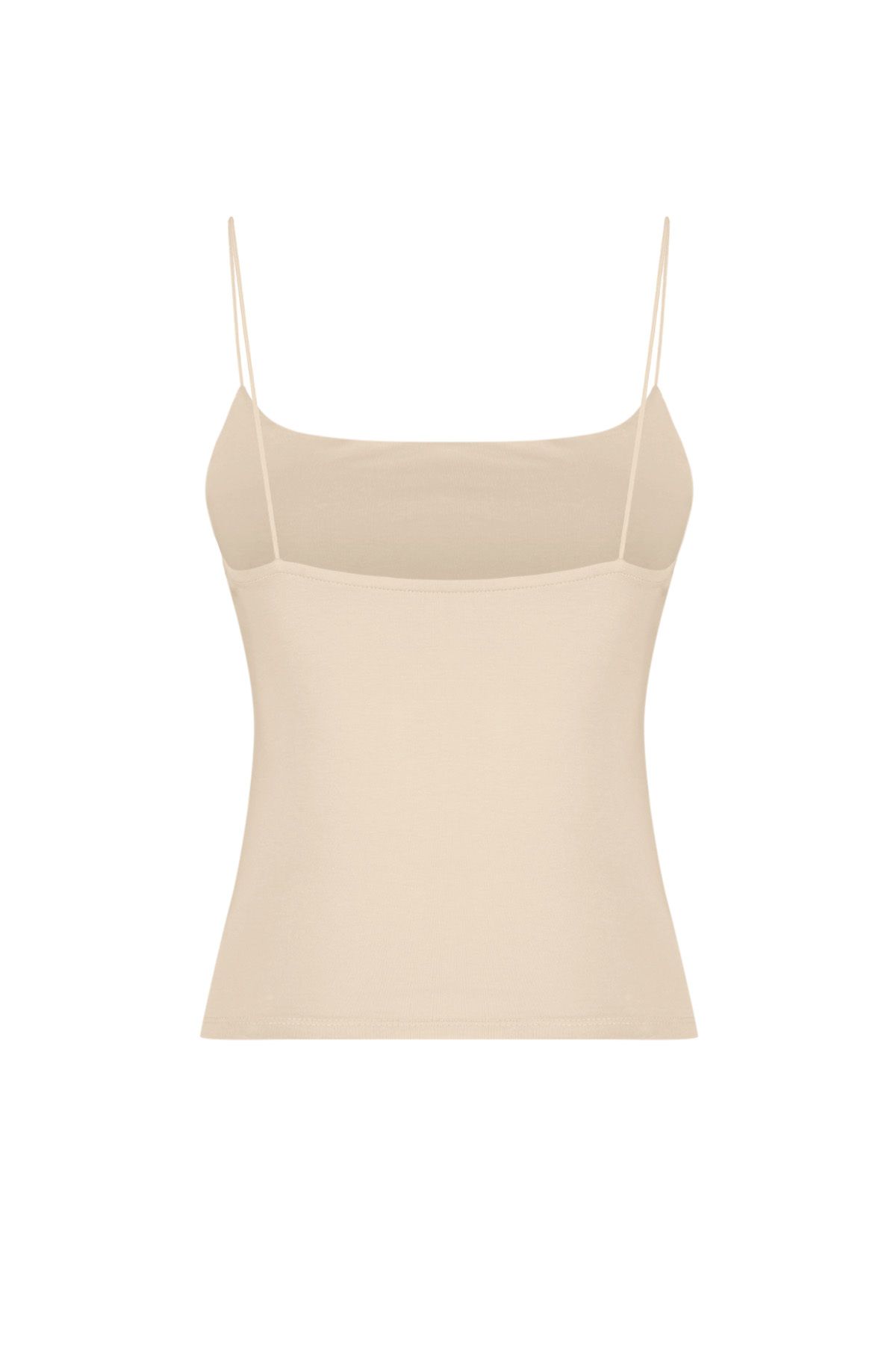Trendyol Collection-Regular Flexible Knitted Tank Top with Stone Strap TWOSS24AL00024 8