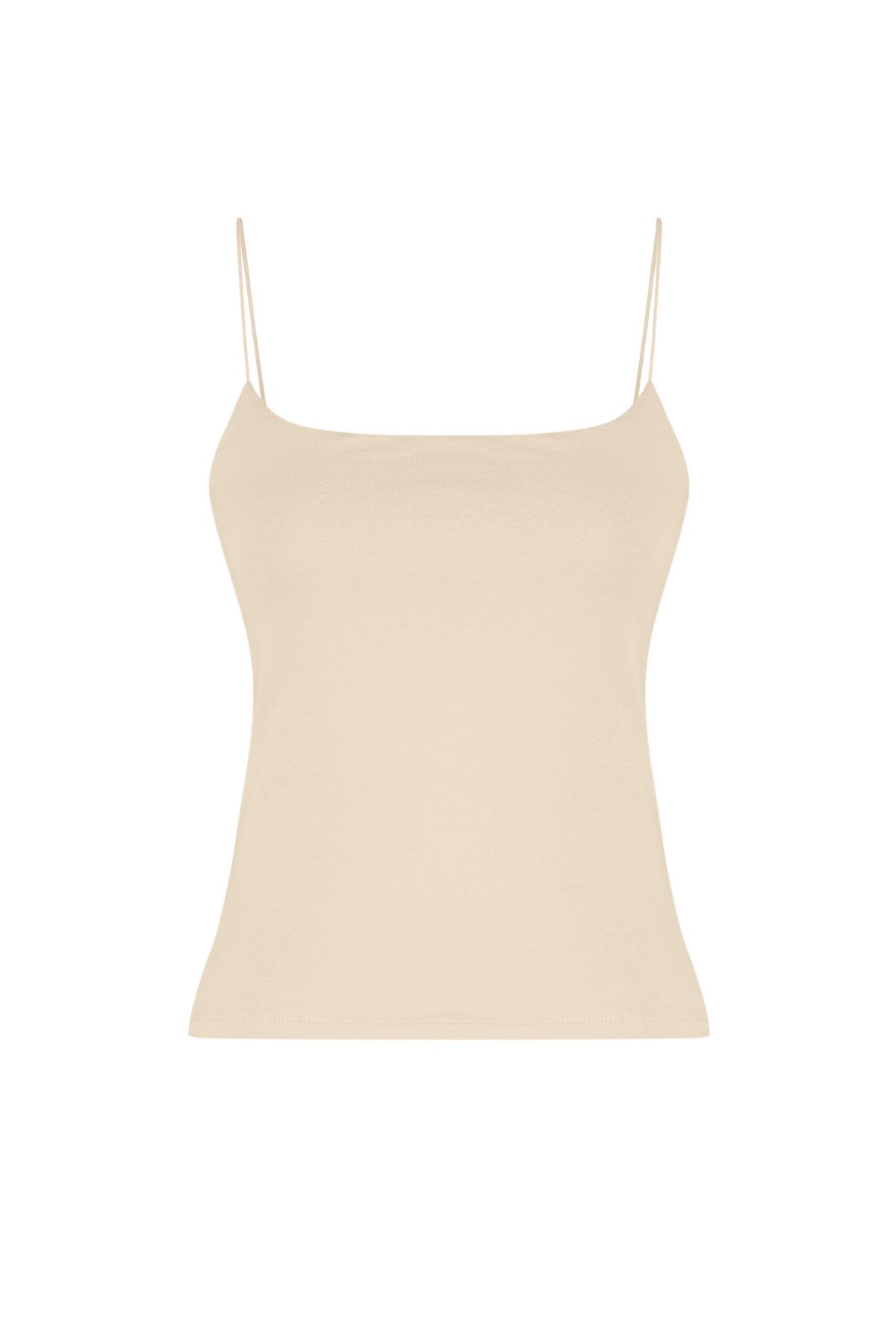 Trendyol Collection-Regular Flexible Knitted Tank Top with Stone Strap TWOSS24AL00024 7