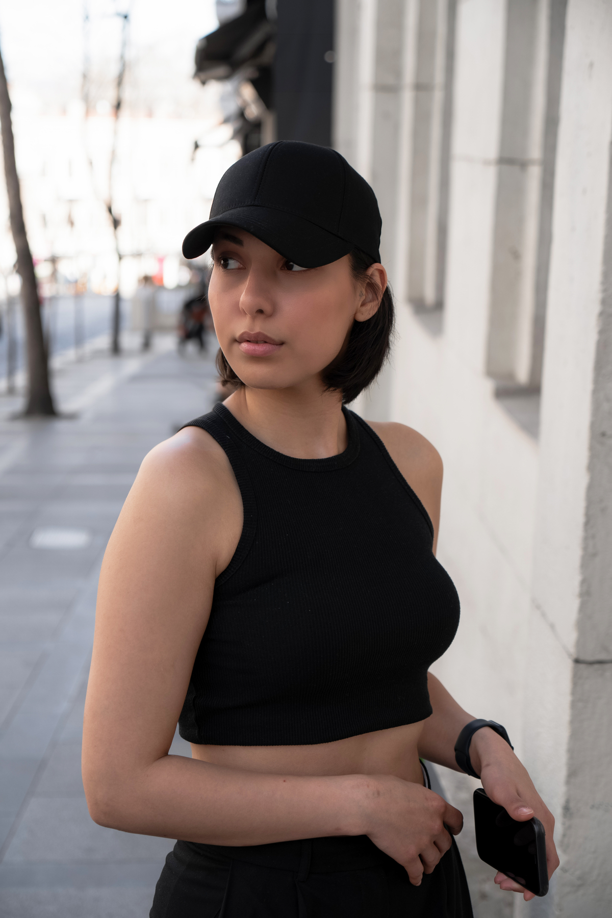 Mrey  Unisex Siyah Spor Basic Şapka Arkası Cırtlı Ayarlanabilir Yazlık Beyzbol Düz Kep (Outlet)