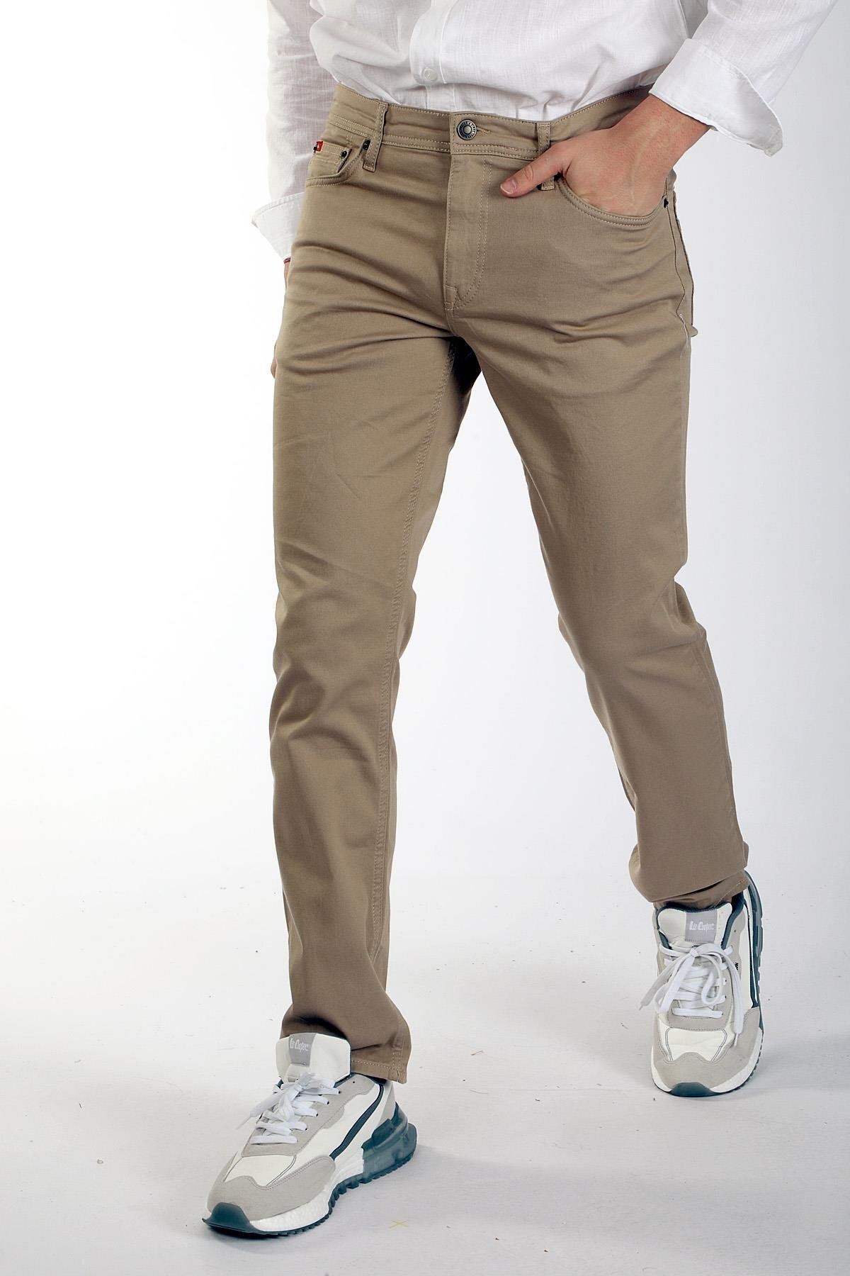 استو 1 شلوار بافت مردانه بژ Lee Cooper