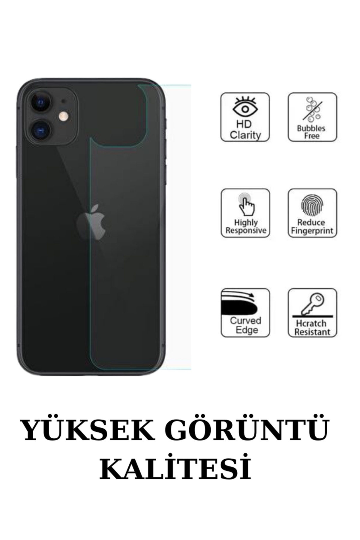 REAR PREMİUM NANO SCREEN PROTECTOR FOR IPHONE 14 COMPATIBLE