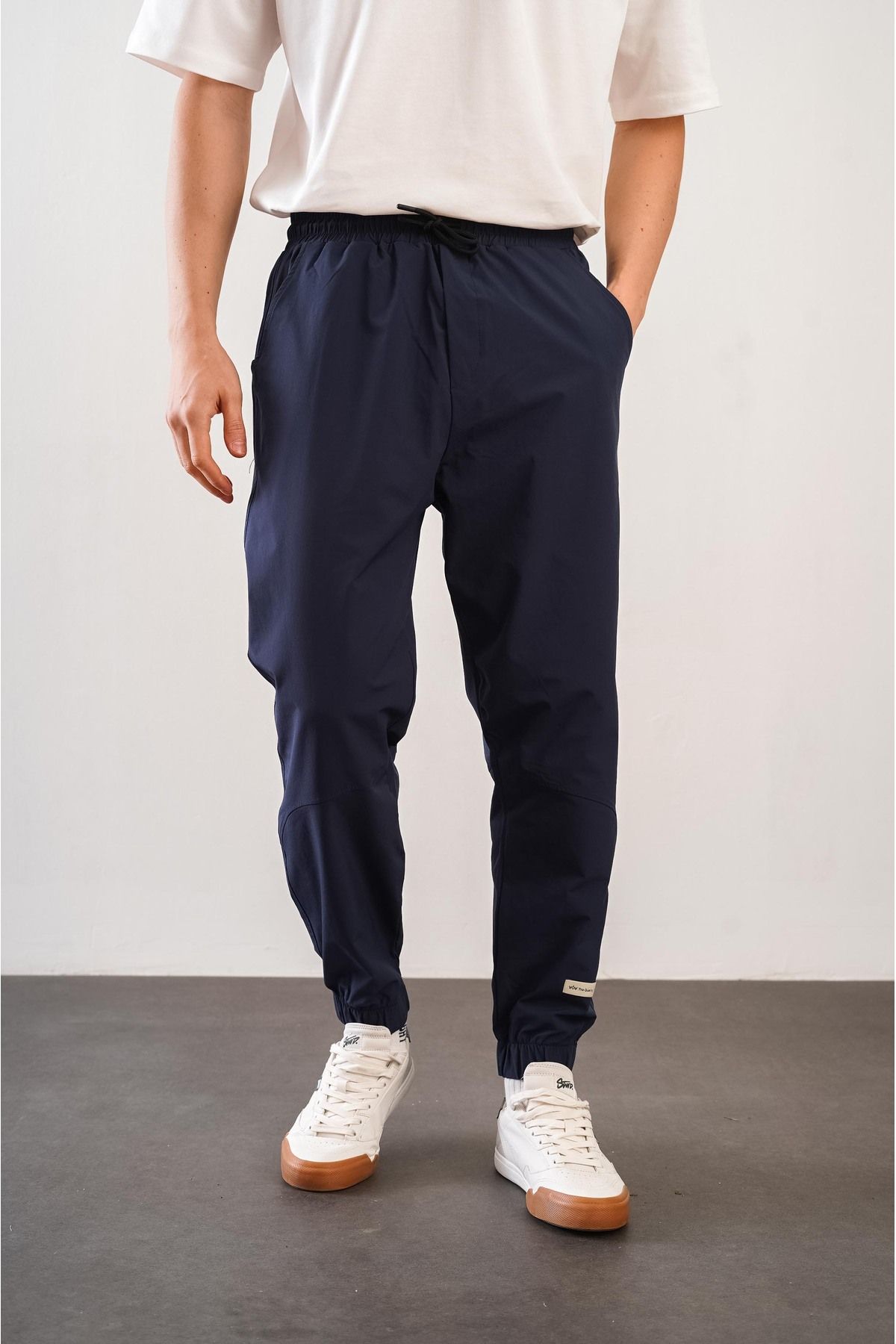 king brich Relax Fit Rubber Leg Label Detailed Khaki Jogger Pants With Back Pocket for Men price in Dubai UAE Compare Prices