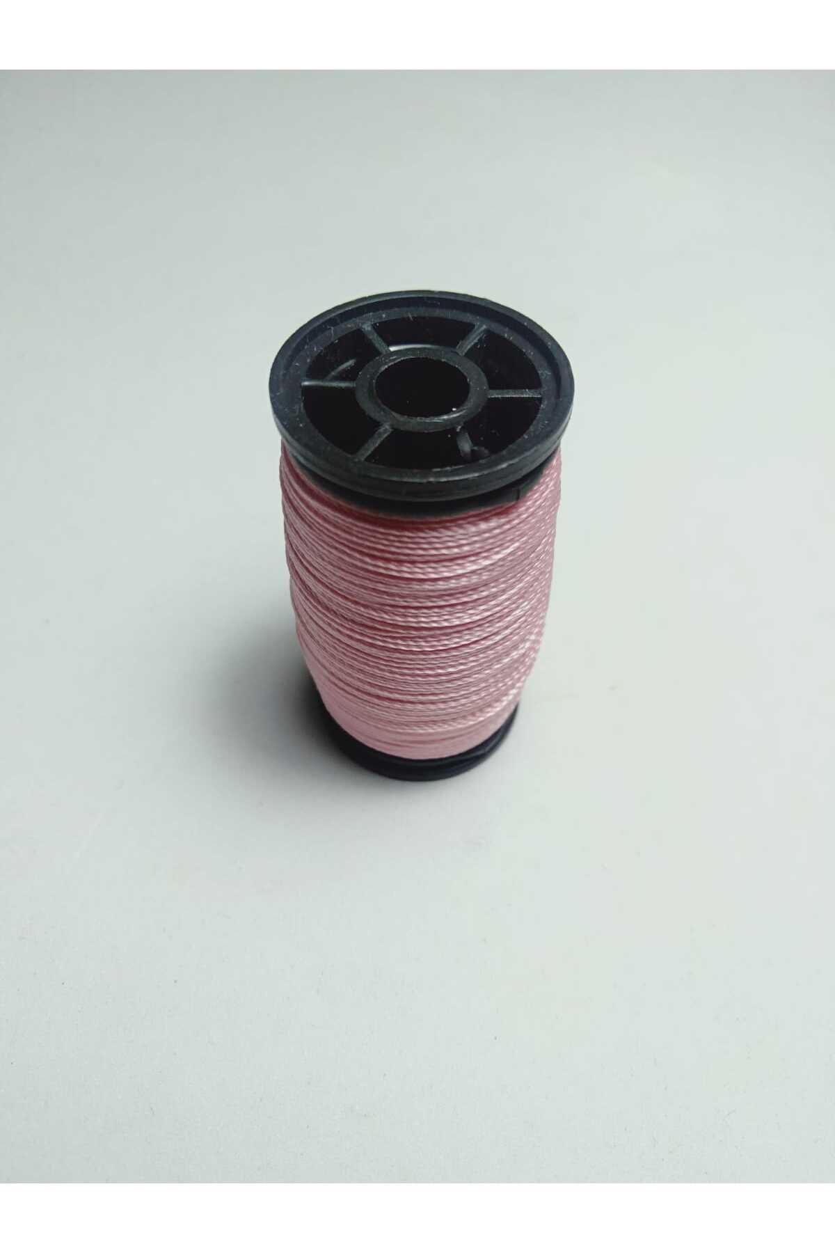 60 Metre İnci Pembe Renk Kum Boncuk Ipi Boncuk İşleme İpi Miyuki Ipi