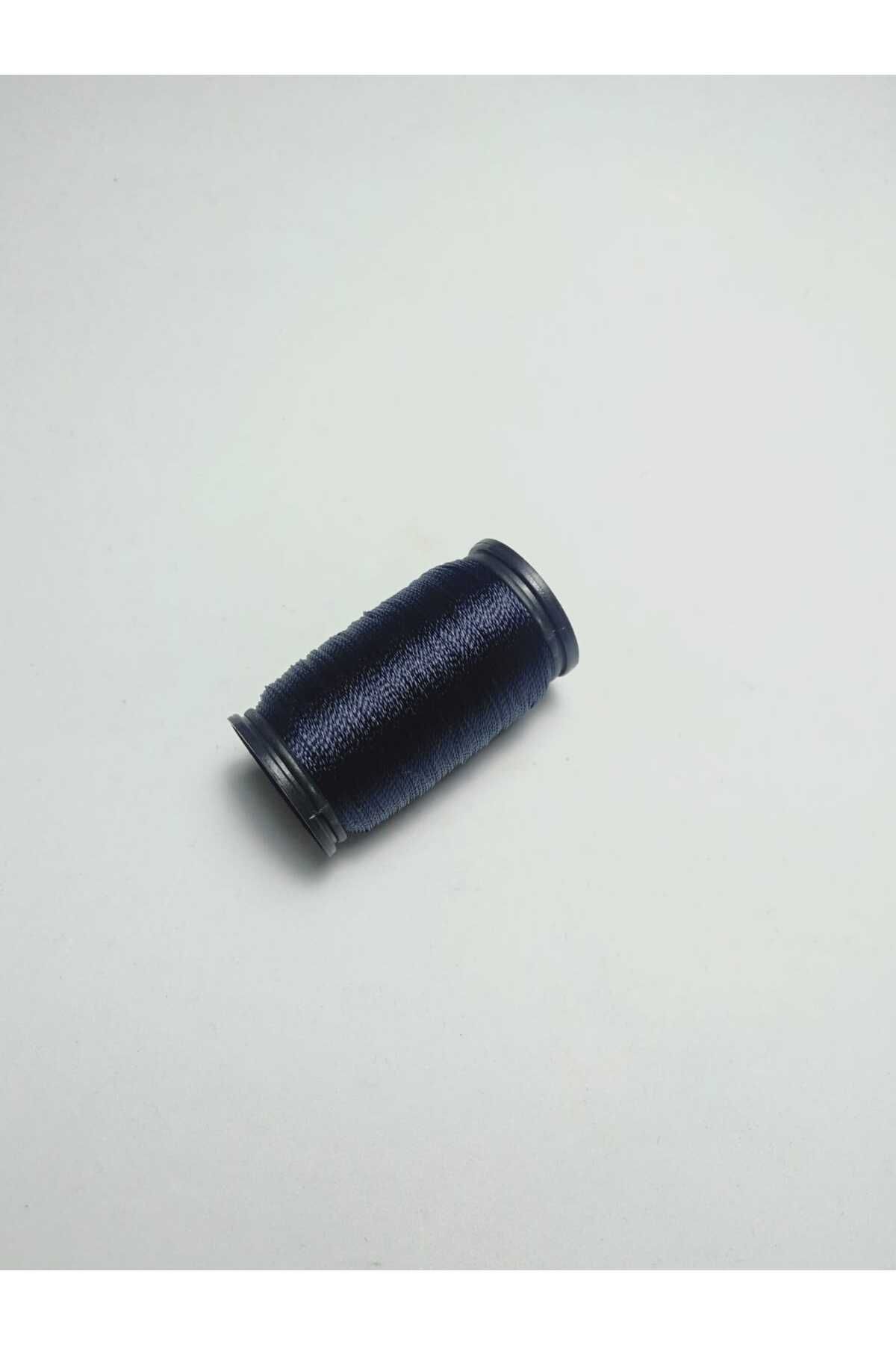 60 Metre Lacivert Renk Kum Boncuk Ipi Boncuk İşleme İpi Miyuki Ipi