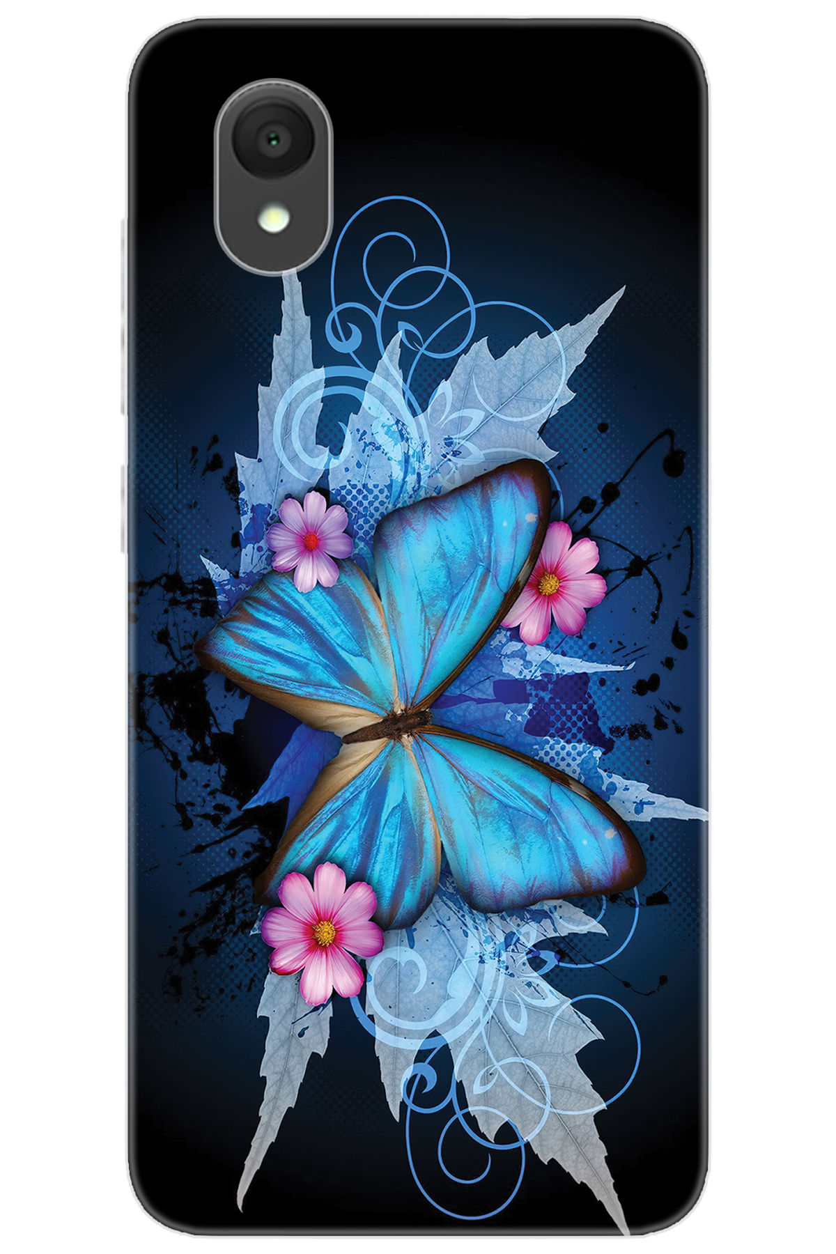 Alcatel 1 2021 (5033F) Compatible Case Pattern Printed Silicone Butterfly Image NGO:550 CP-L8Mm9CH