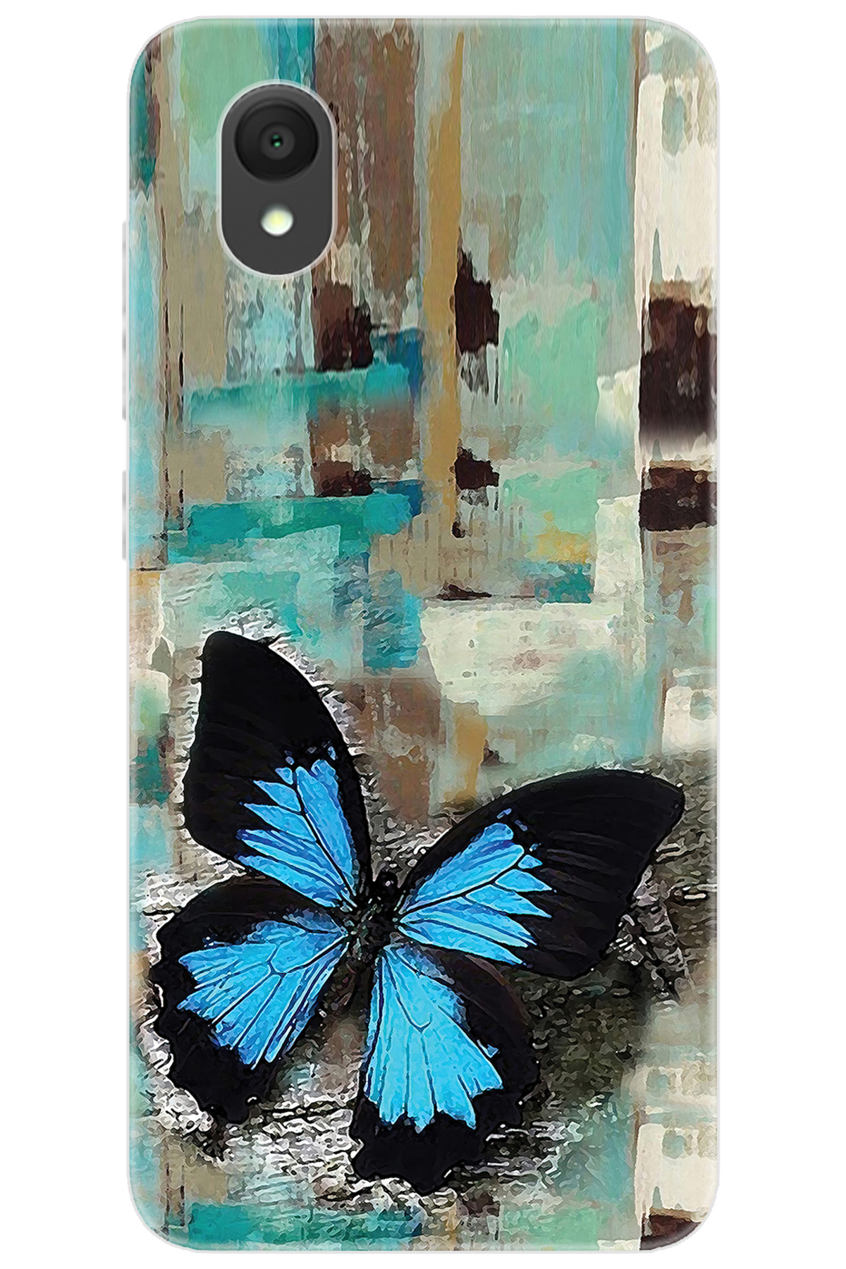 Alcatel 1 2021 (5033F) Compatible Case Pattern Printed Silicone Butterfly Image NGO:549 CP-JWoHmAz
