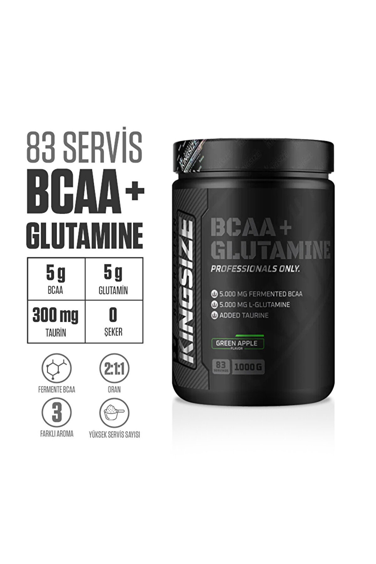 Bcaa Glutamine Powder 1000 gr