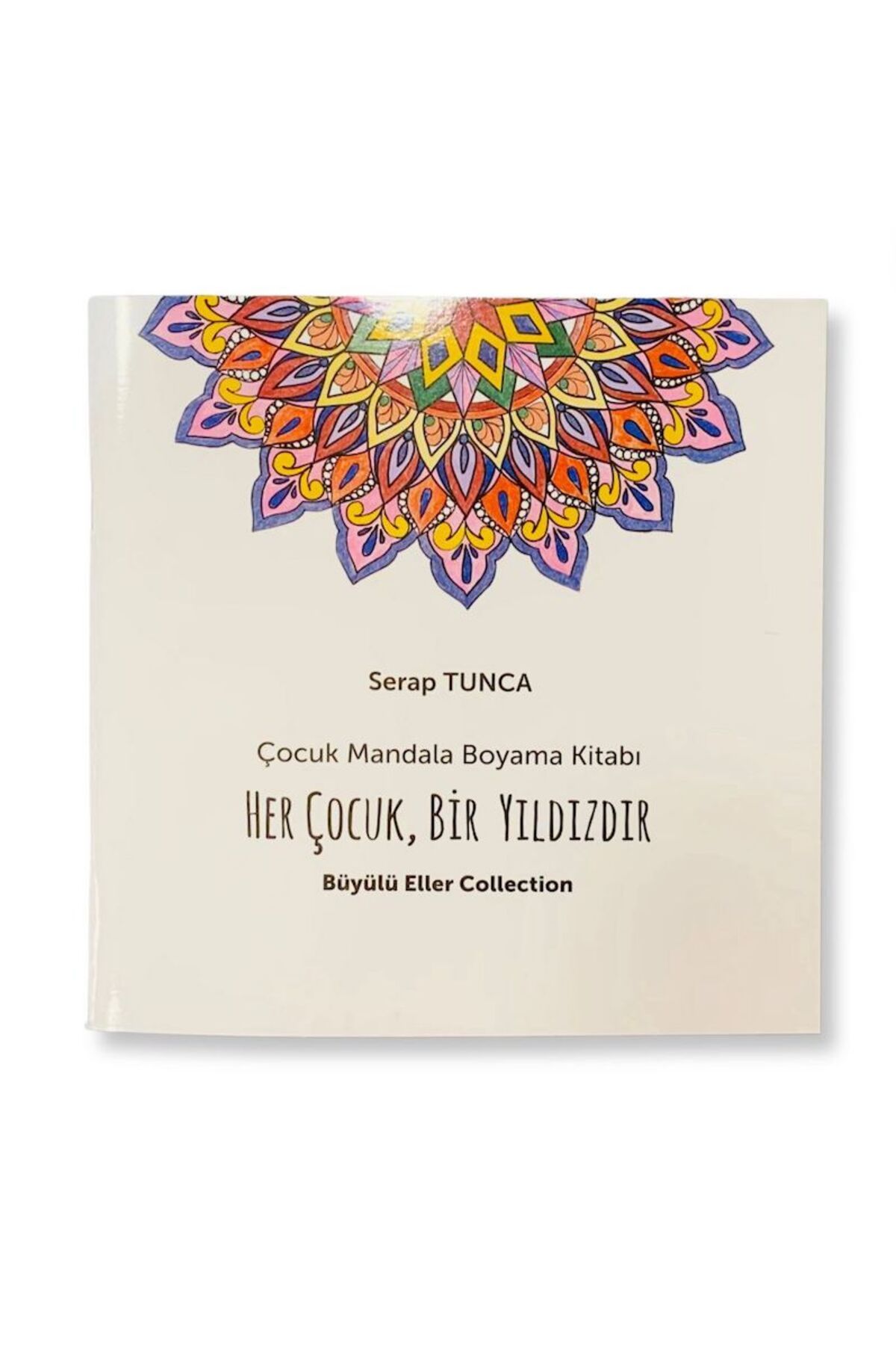 Mandalart Fabric Çocuk Mandala Boyama Kitabı, 20 cm, Serap Tunca
