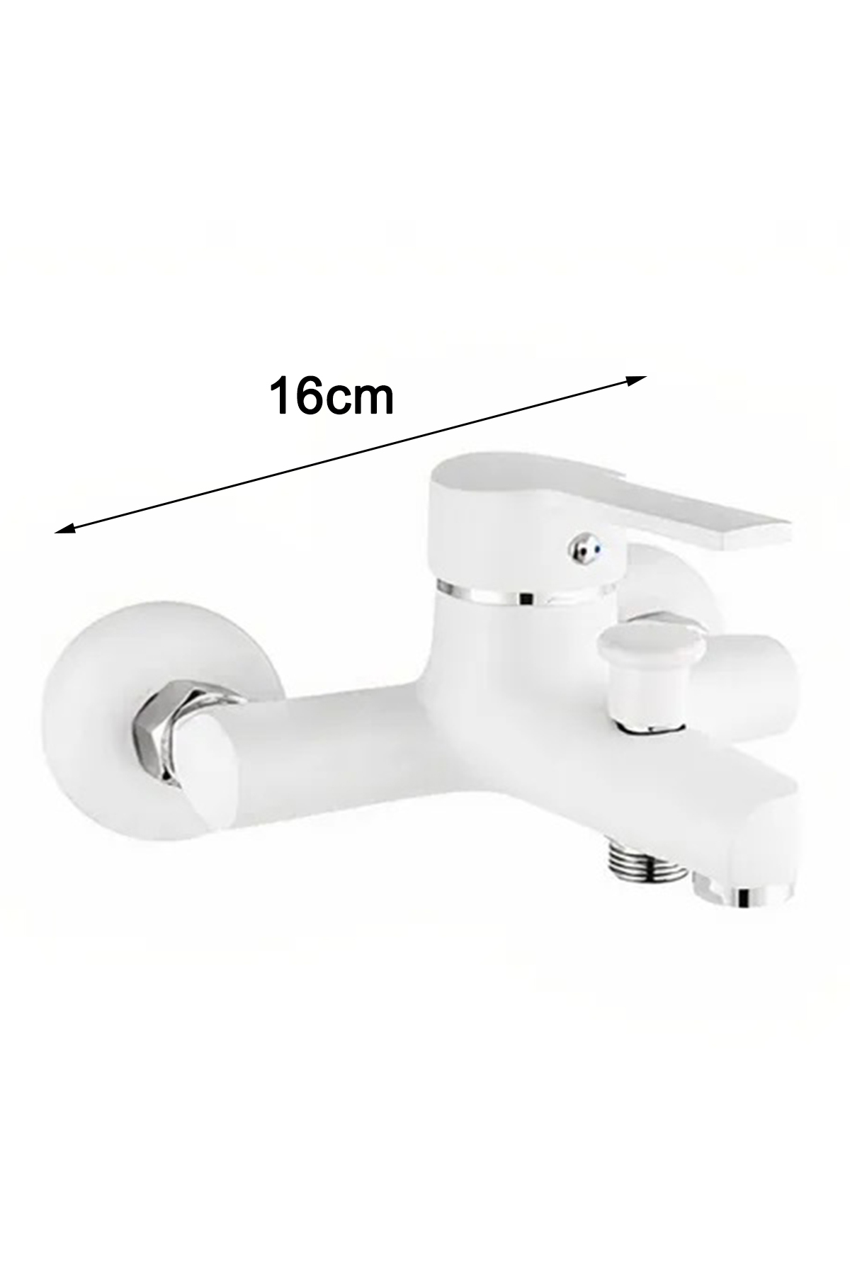 Syronea Beyaz Delta Banyo Duş Bataryası Aç Kapa Kollu Garantili Musluk AYNI ÜRÜN GÖNDERİLİR