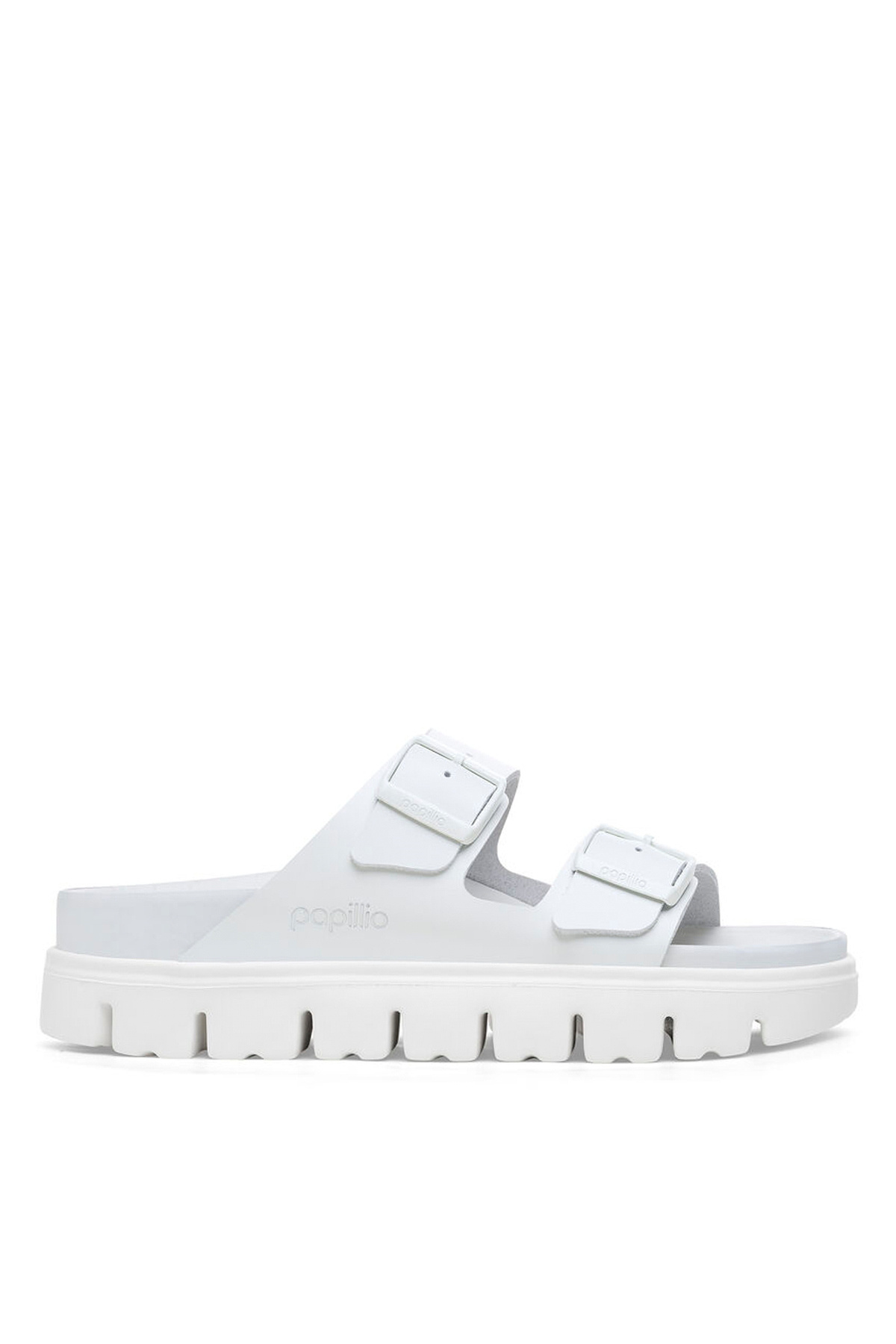 دمپایی زنانه سفید آریزونا بیرکن استاک دمپایی Birkenstock