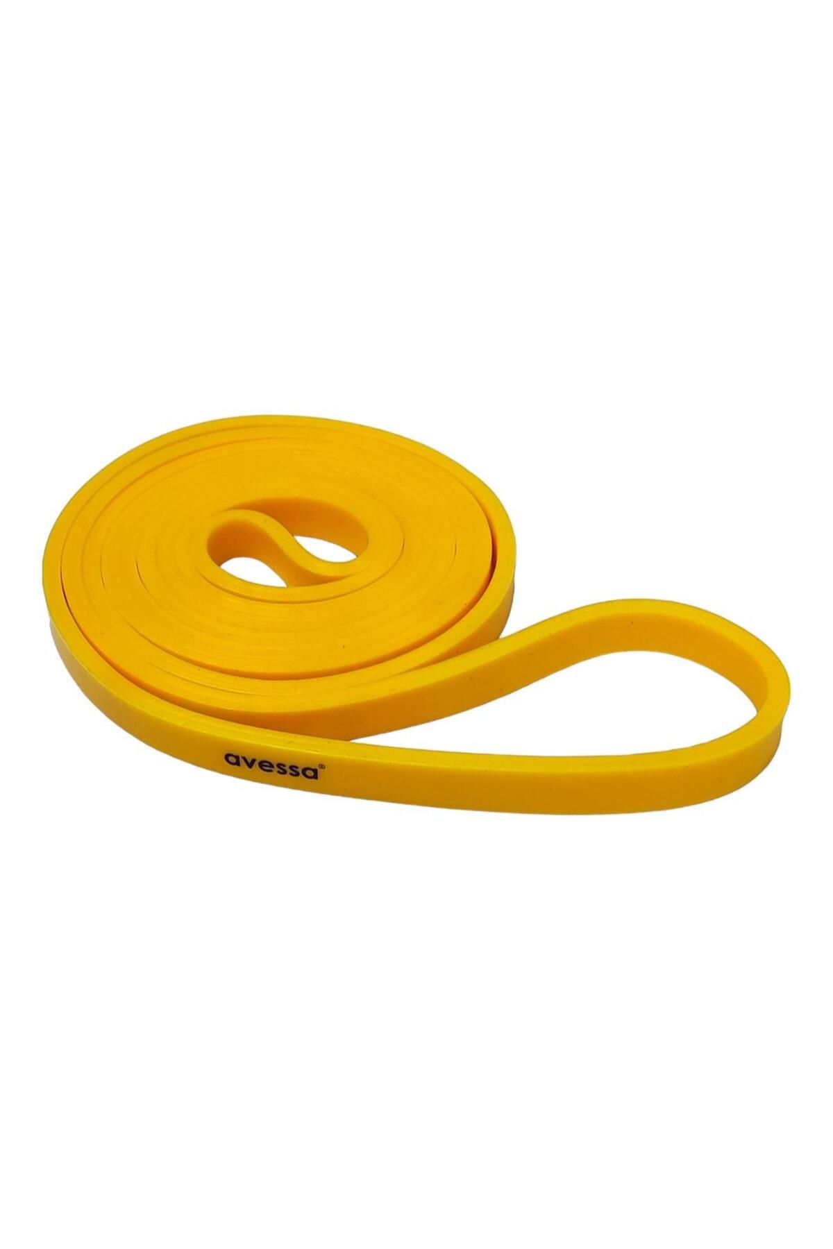 کش مقاومتی زرد BLPB 13 LATEX BAND POWER YELLOD میلی متر Avessa