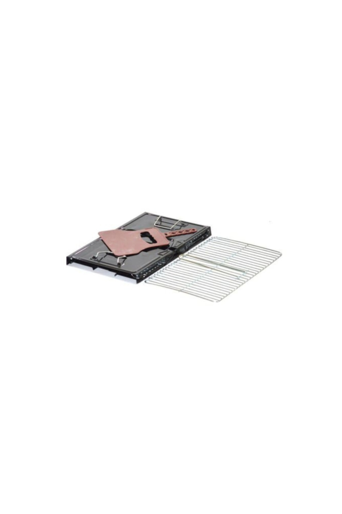 Katlanır Emaye Paslanmaz  Metal Mangal Çantalı BBQ 3