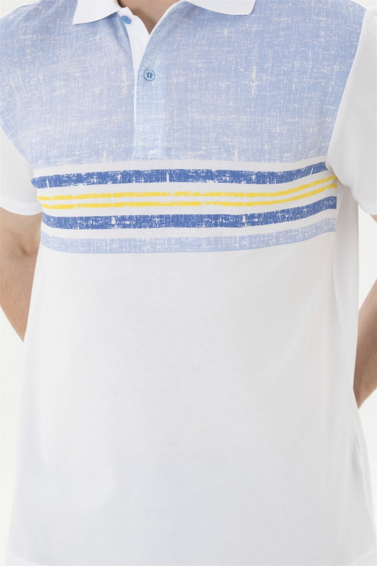 تیشرت مردانه آبی یو اس پولوU.S. Polo Assn. | 1826900.VR032 ELİFSU BUTİKHOME اورجینال - تصویر 6