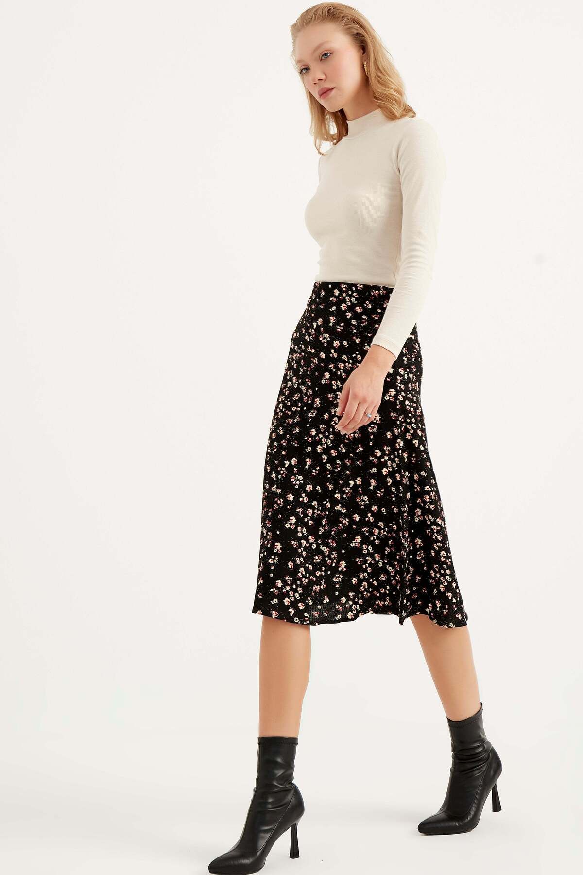 Herita-Midirock mit hoher Taille 3