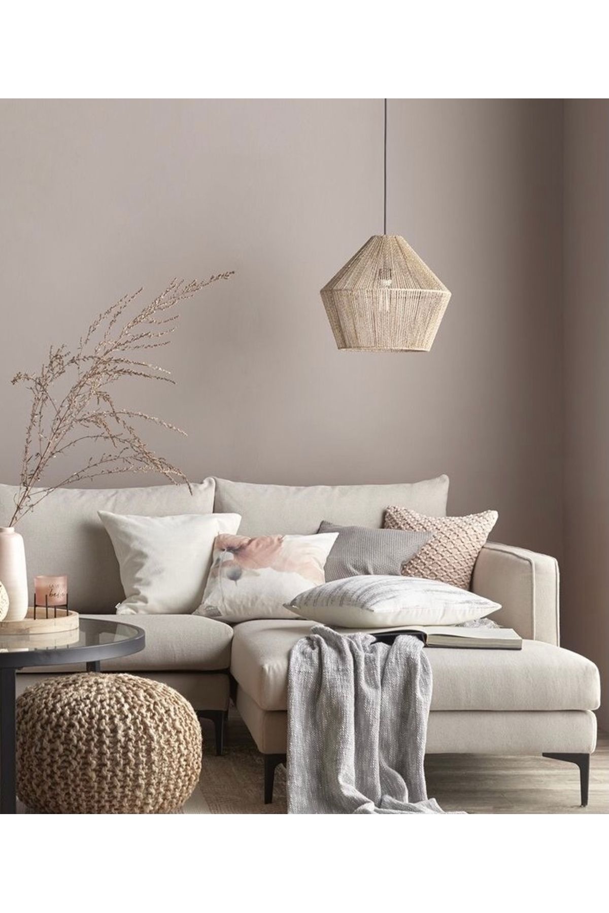 ivy dekorasyon-Bohemian Jute Chandelier Large Size 4