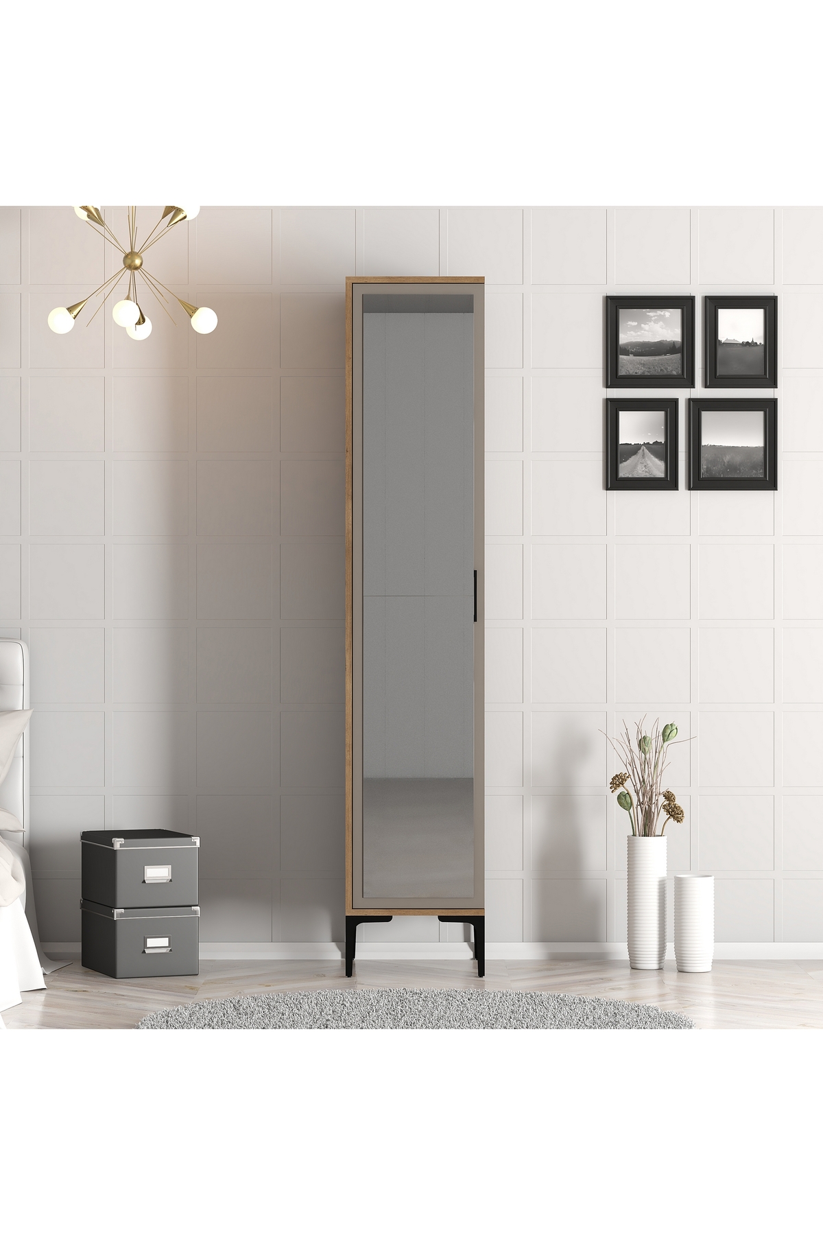Beach 1-Door Wardrobe R-Atlas