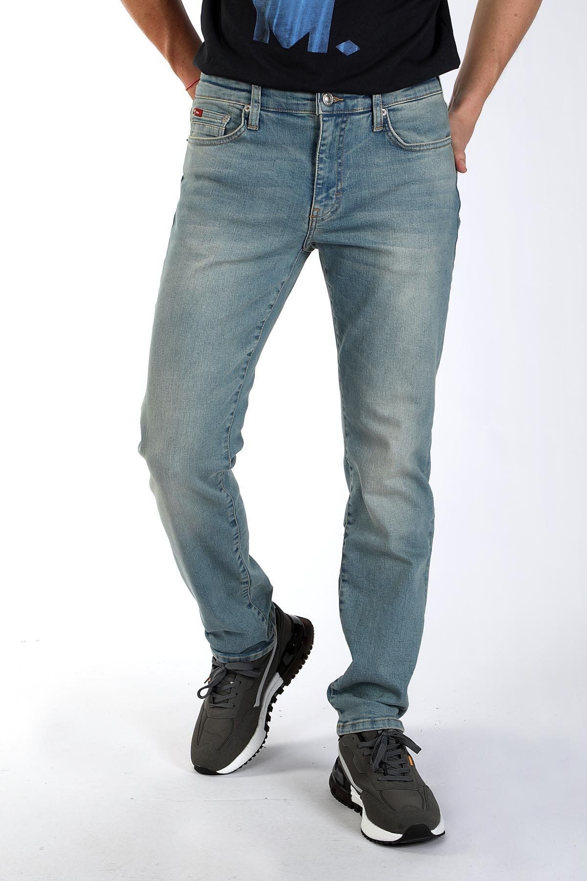 Lee Cooper شلوار جین مردانه جگر نور آبی