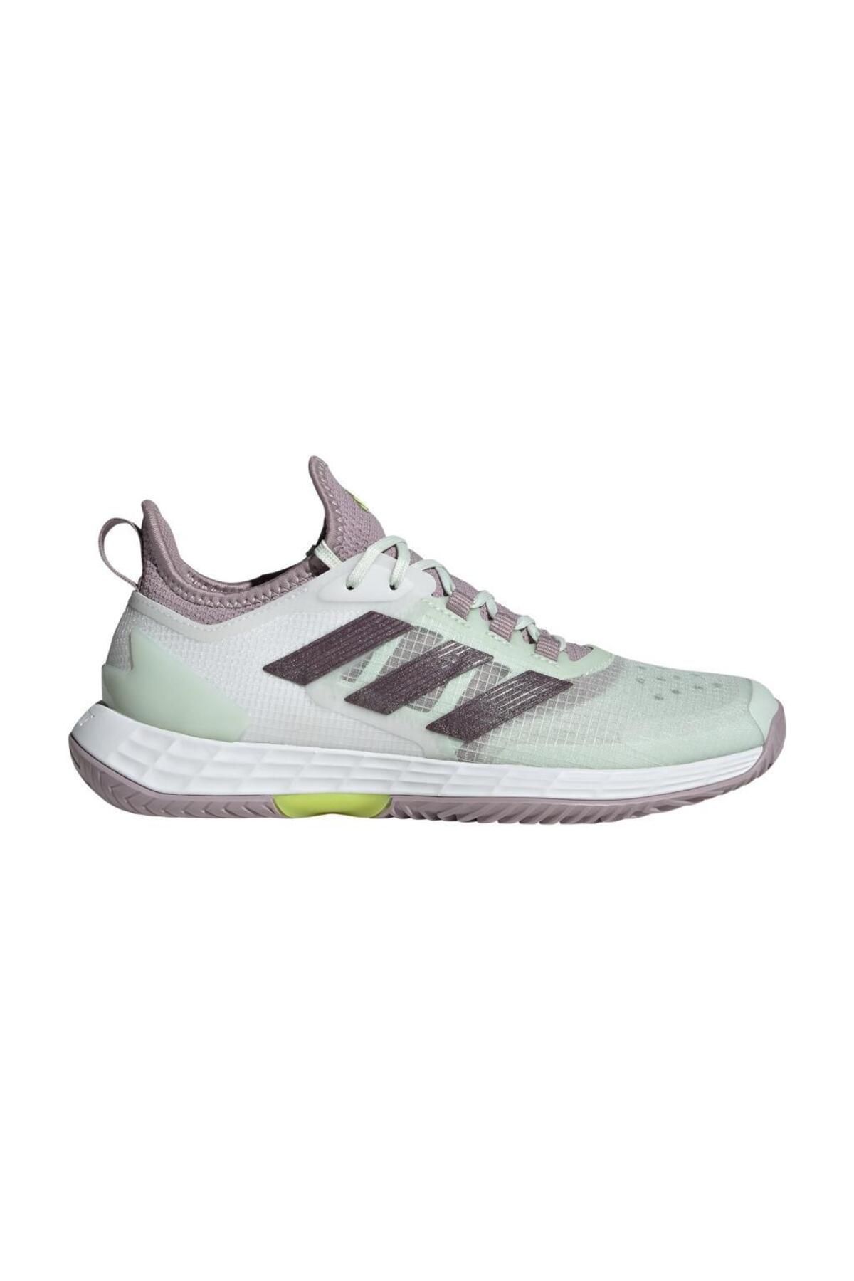 adidas IF0411 Adizero Ubersonic 4 Beyaz Çizgili Tenis Ayakkabısı