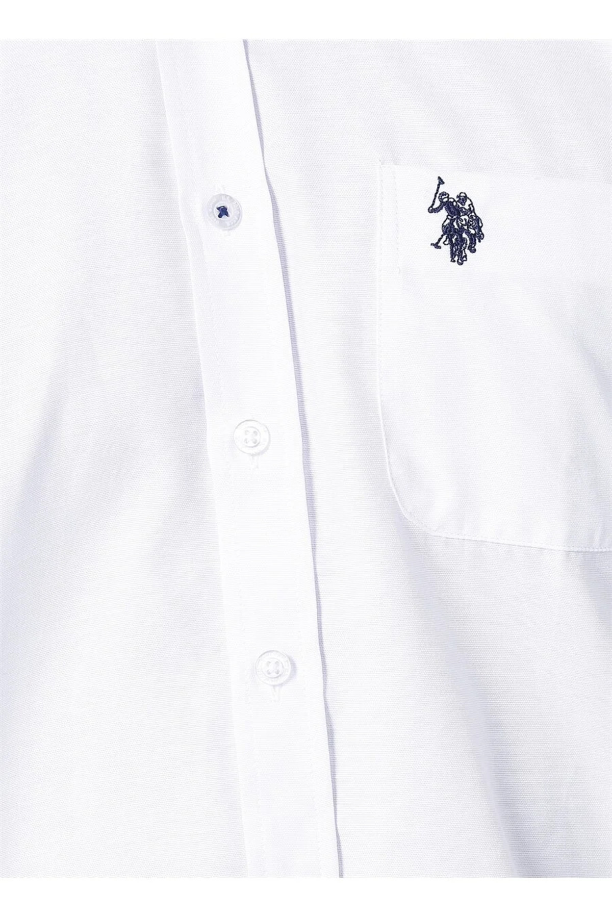 پیراهن مردانه سفید یو اس پولو | 1829949 اورجینال - تصویر 5