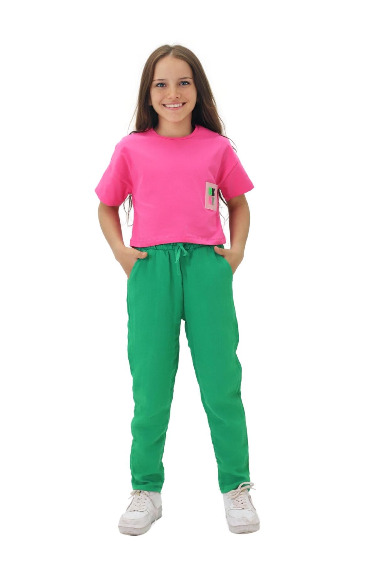 Fox Life Kids Set Pantaloni De Muselina Pentru Fete Femeie - 6–7 years