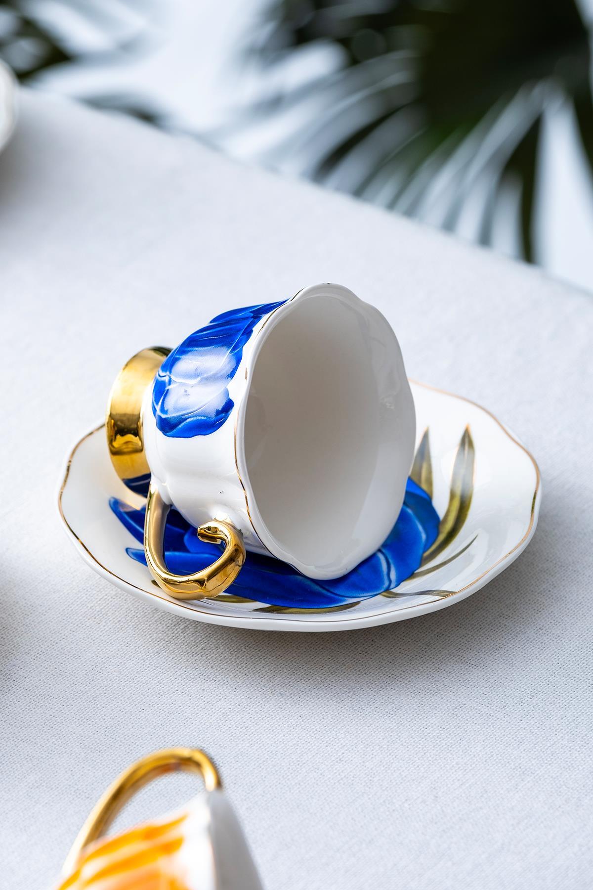 Tiffany Porcelain Coffee Cup Set for 2 - 90 ml