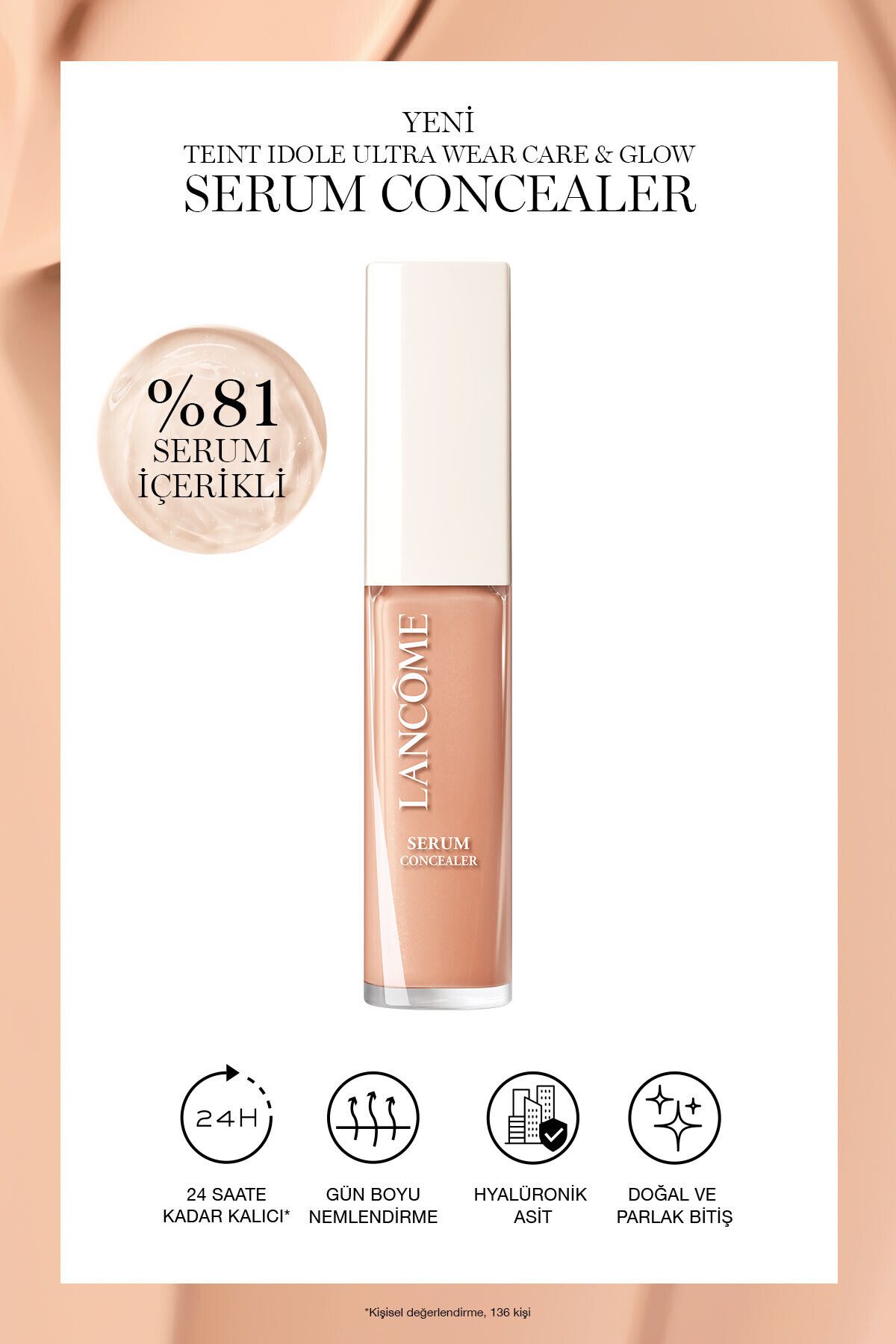 Lancome Teint Idole Ultra Wear Care & Glow Radiance Serum Concealer 330n 3614273988551 LCTIUWCGSC