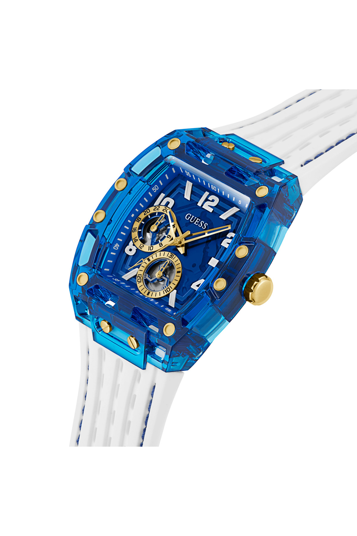 ساعت مردانه آبی سرمه ای گسGuess | GUGW0499G6 اورجینال - تصویر 8