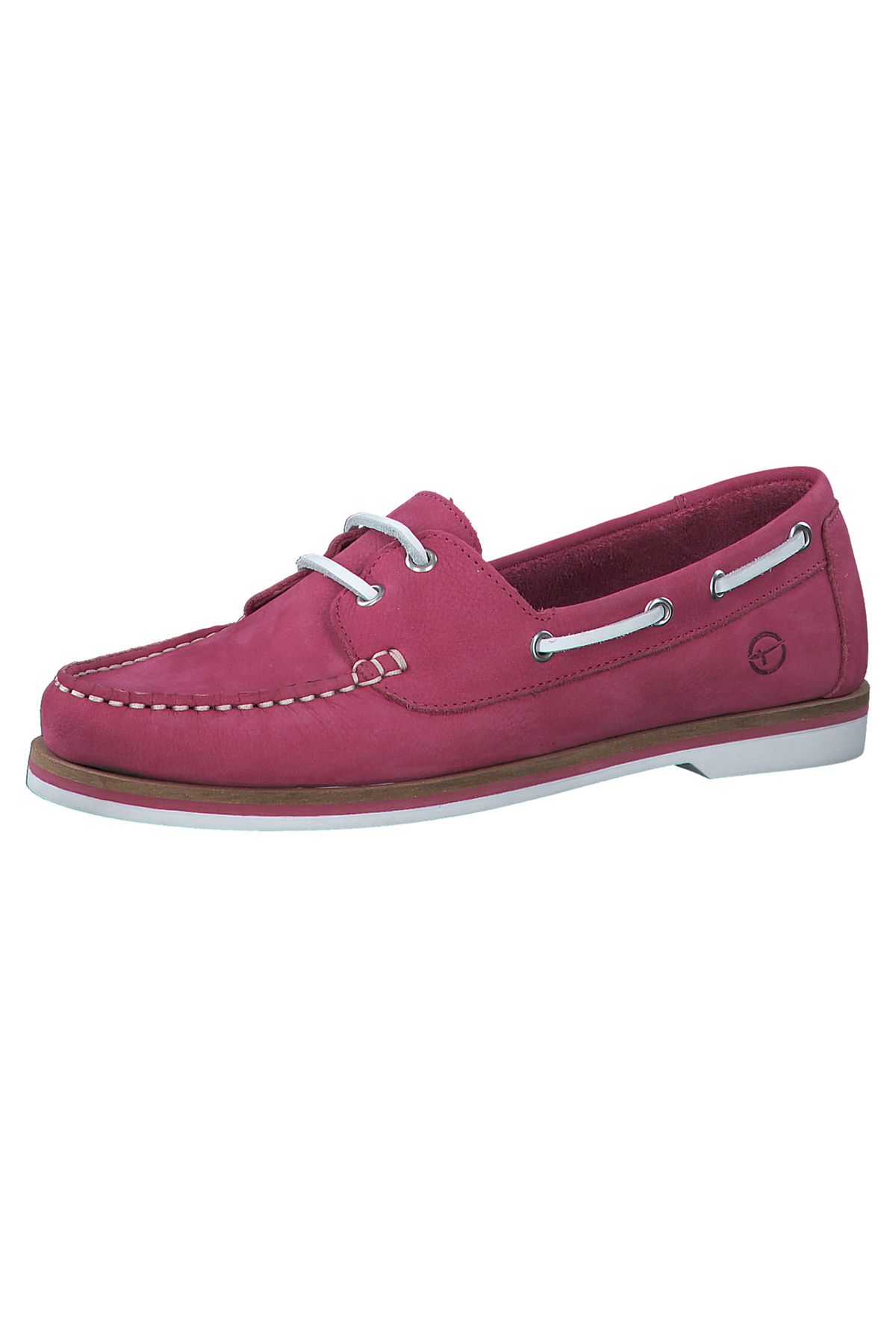 Tamaris-Damen Sportliche Halbschuhe 1-23616-42 Lila 513 Fuxia Leder 2